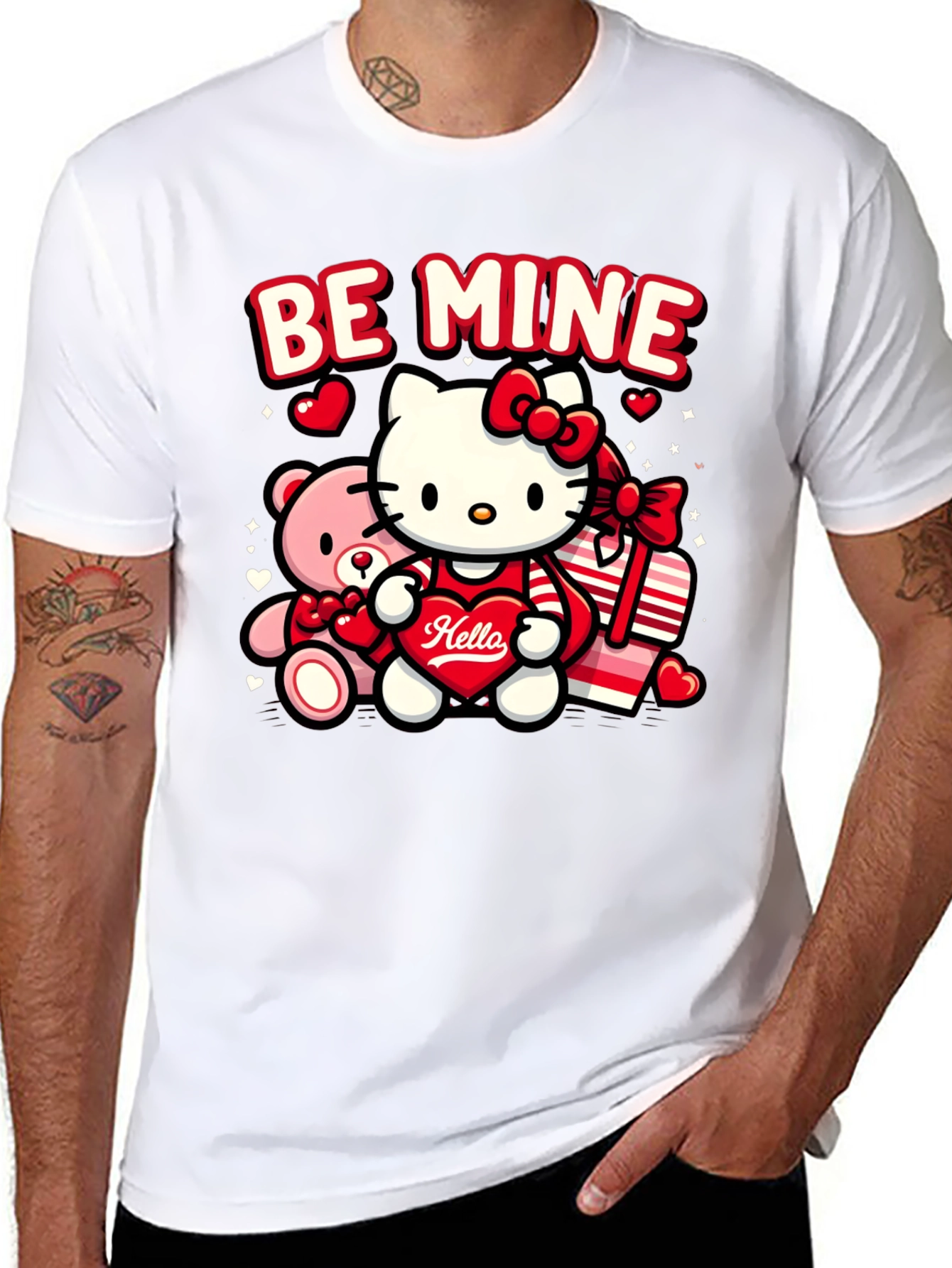 Be Mine Hello Kitty Valentines Day T-Shirt