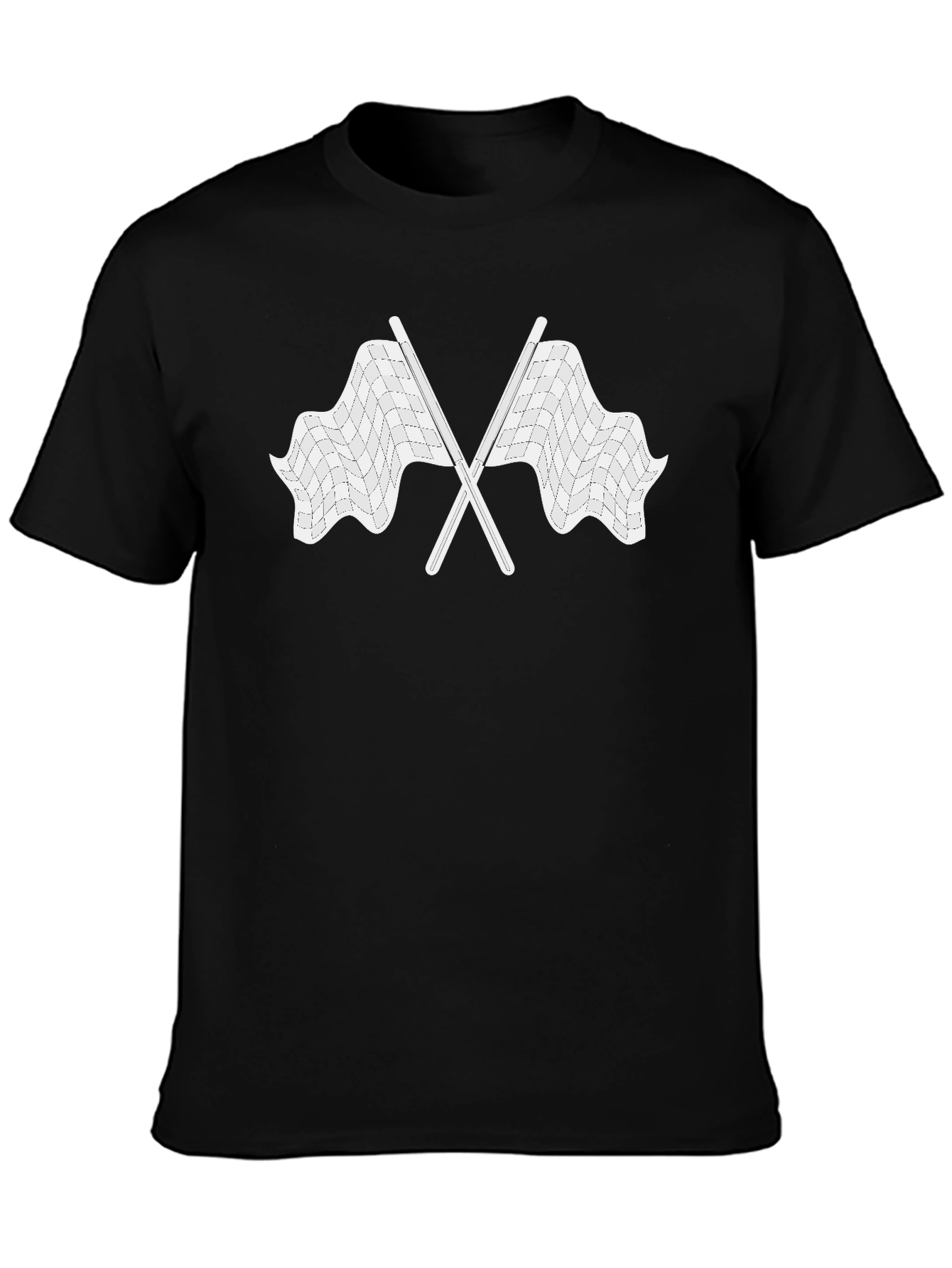 Checkered Flags Graphic Tee - Race Day Ready!