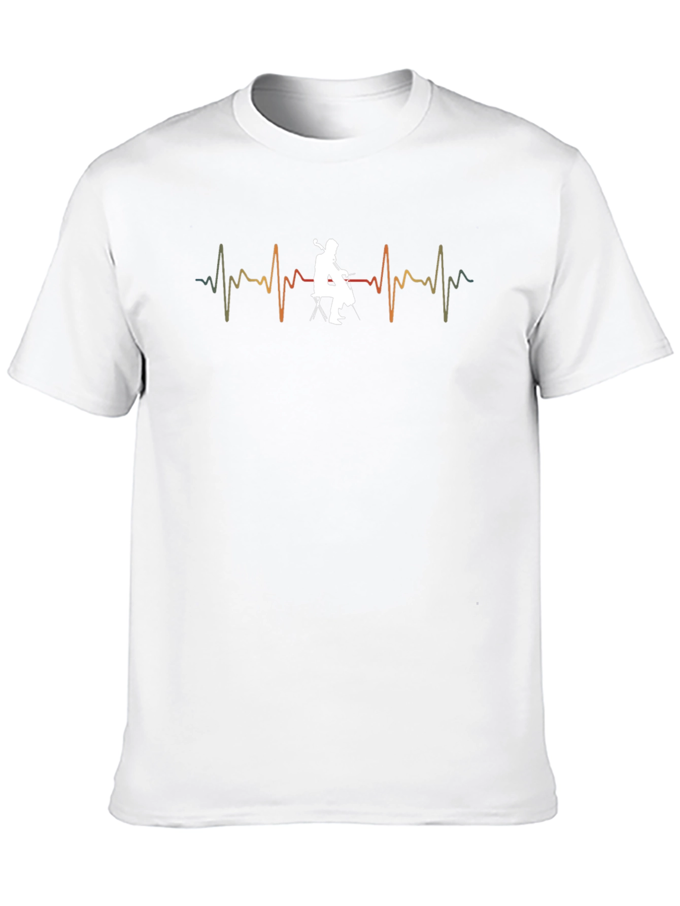 Cello Heartbeat Graphic T-Shirt