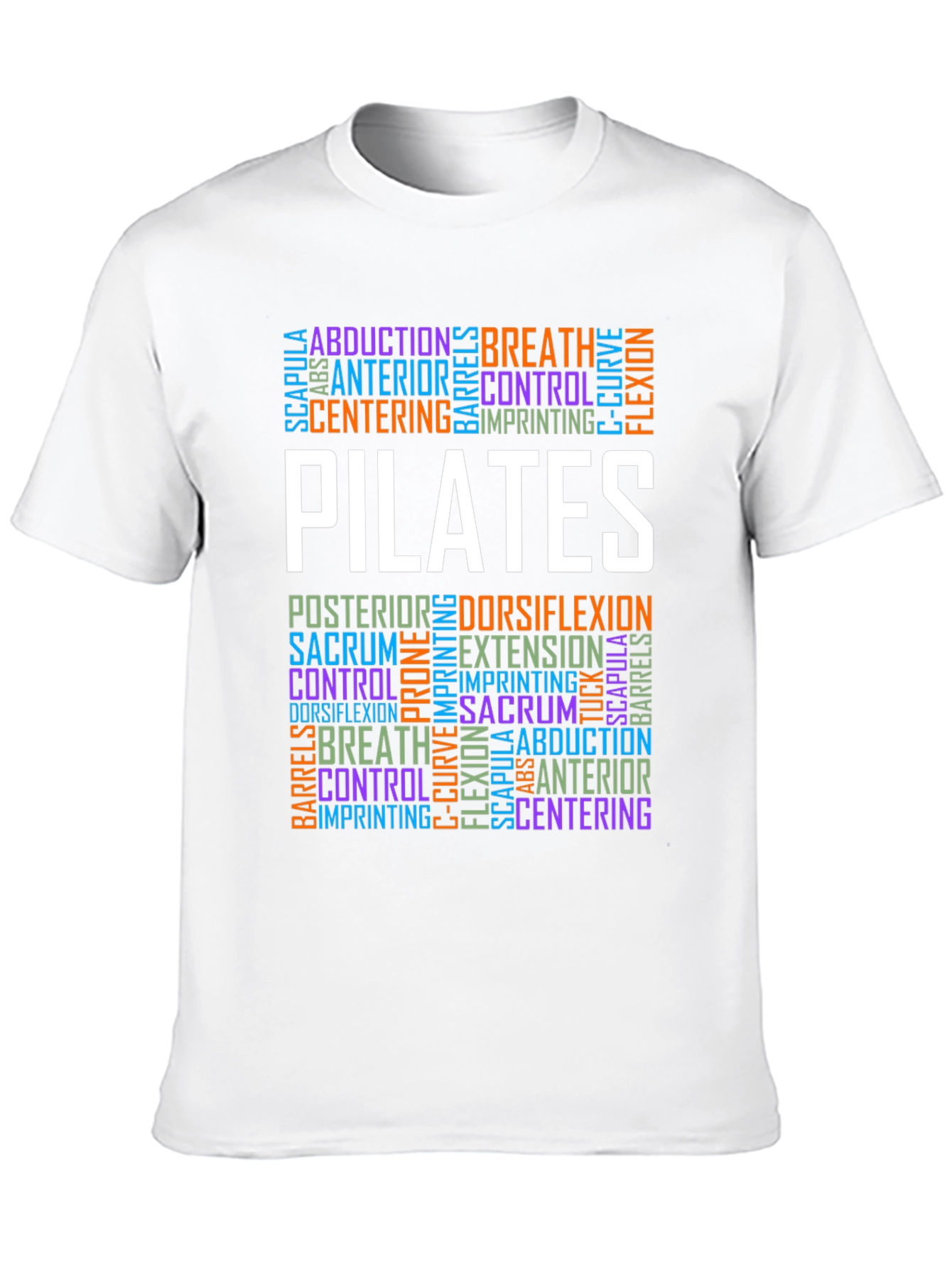 Pilates Word Art T-Shirt
