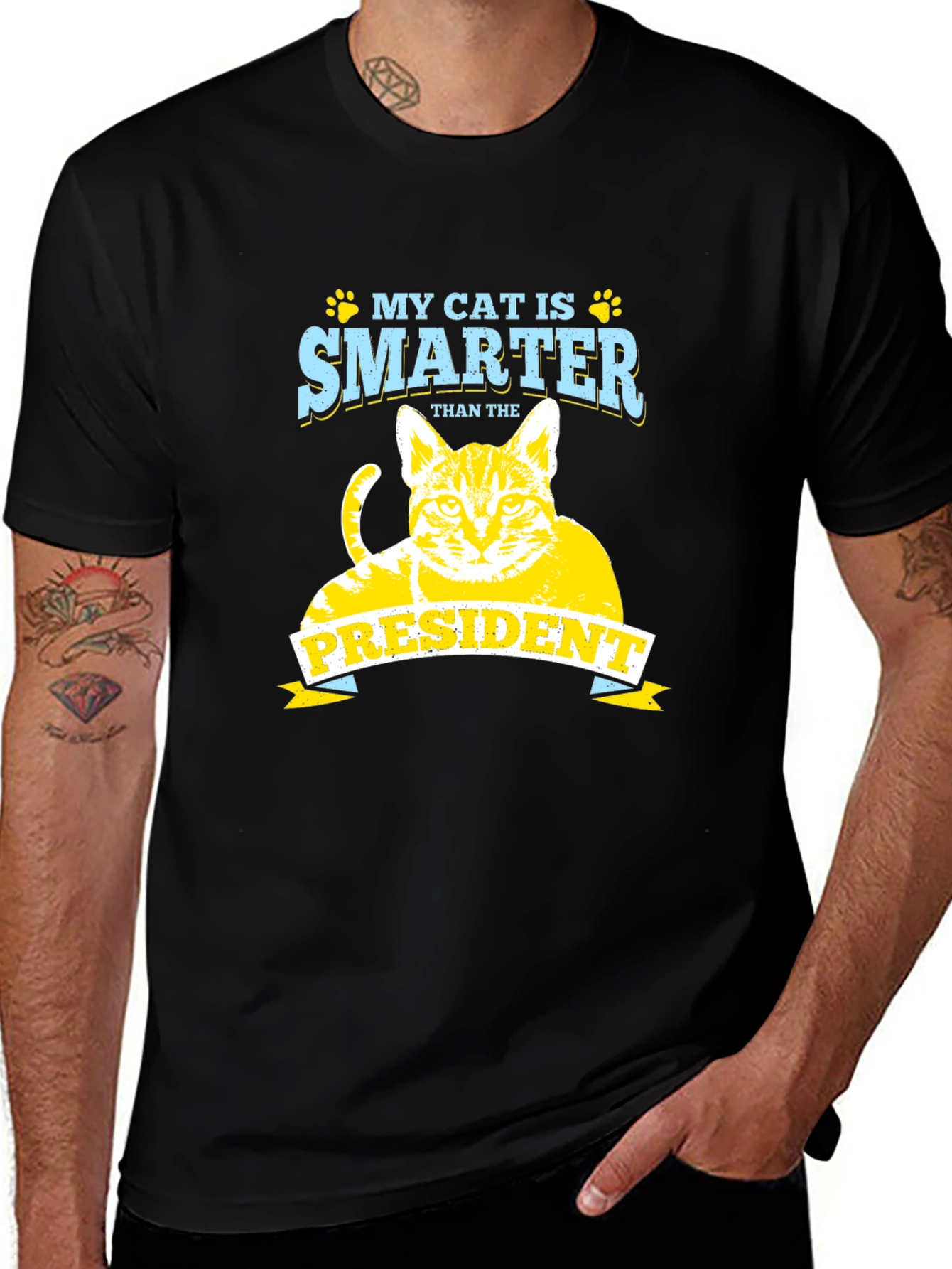 My Cat is Smarter Than The President T-Shirt