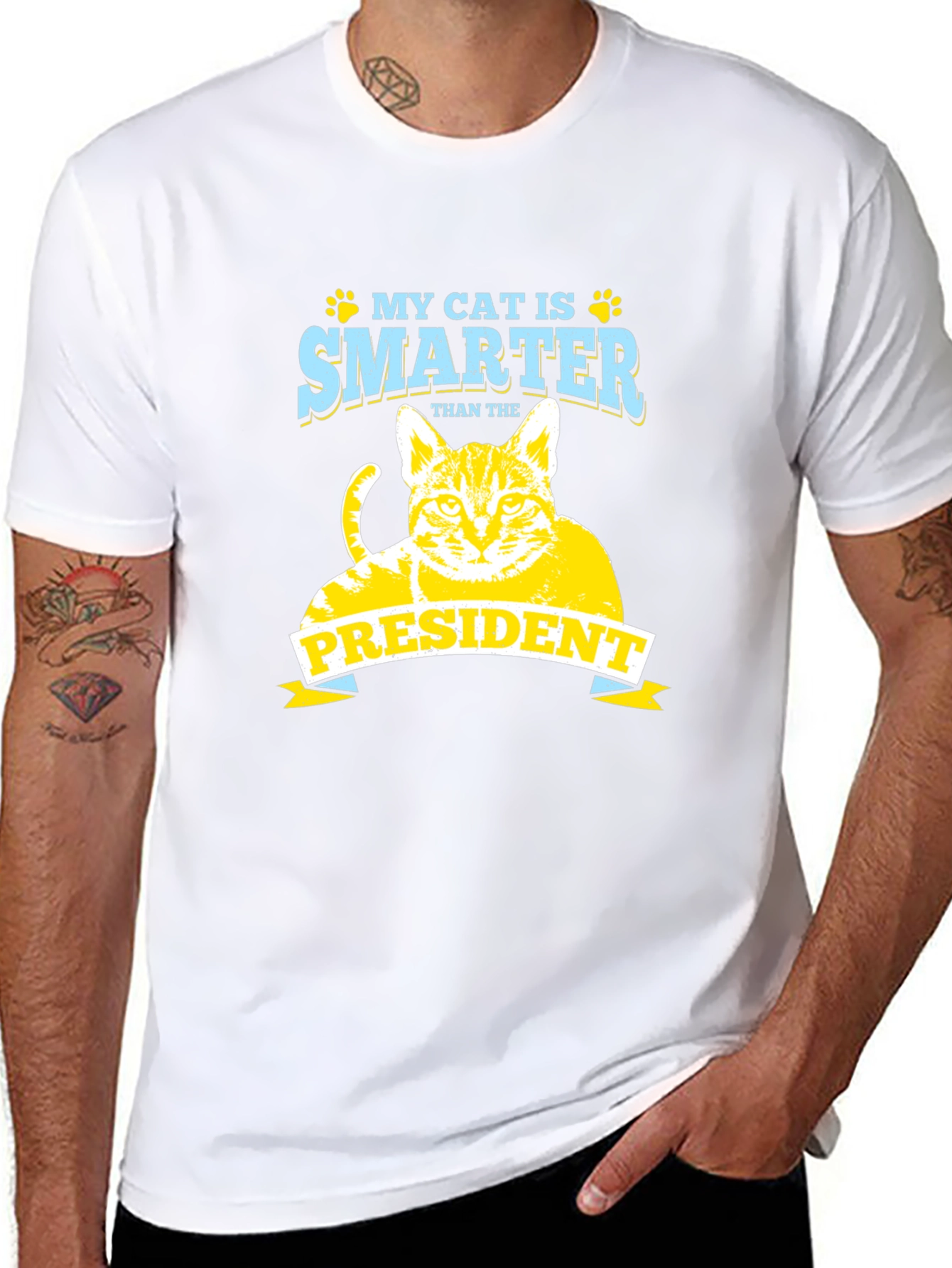 My Cat is Smarter Than The President T-Shirt