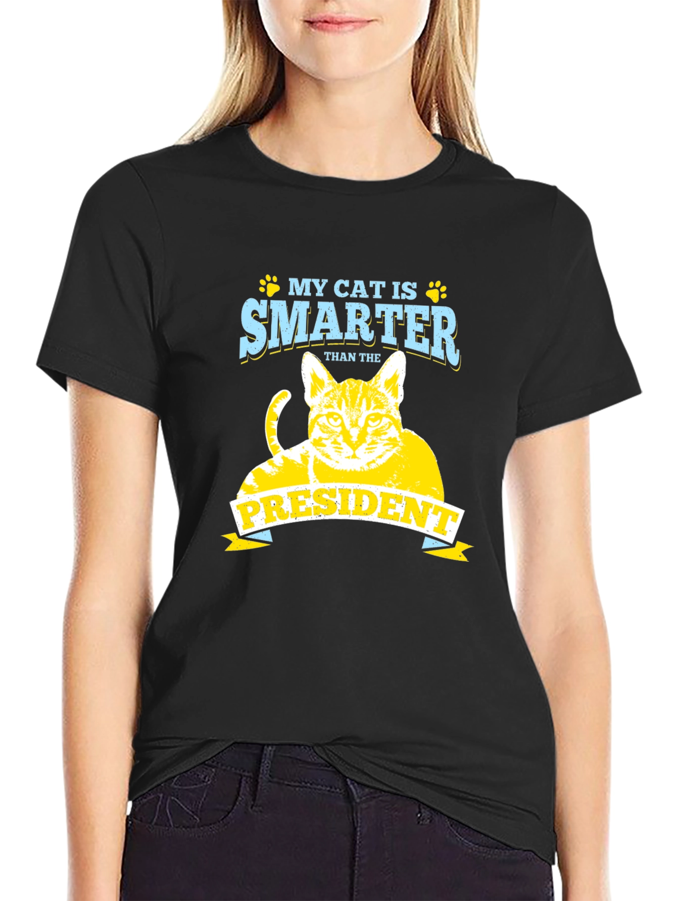 My Cat is Smarter Than The President T-Shirt