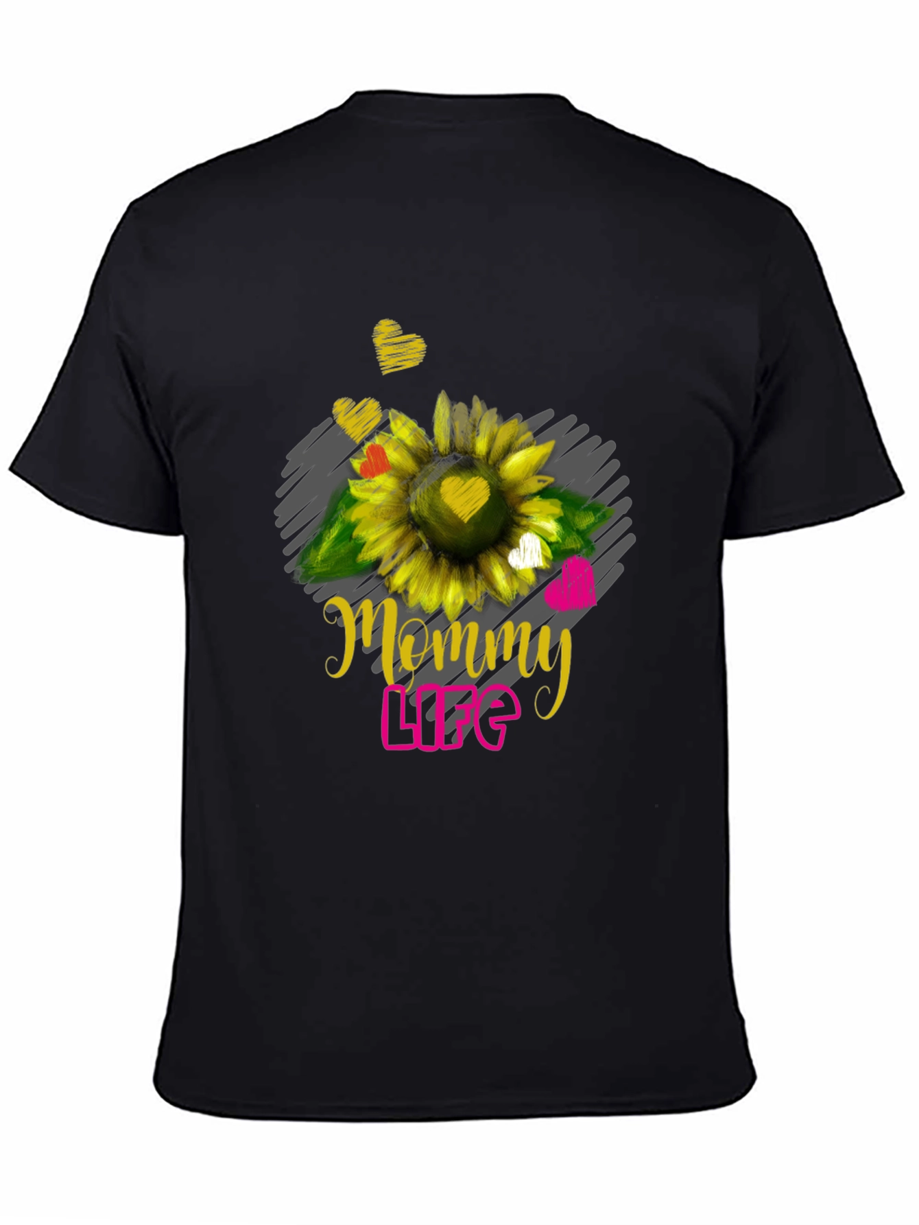 Mommy Life Sunflower Graphic Tee