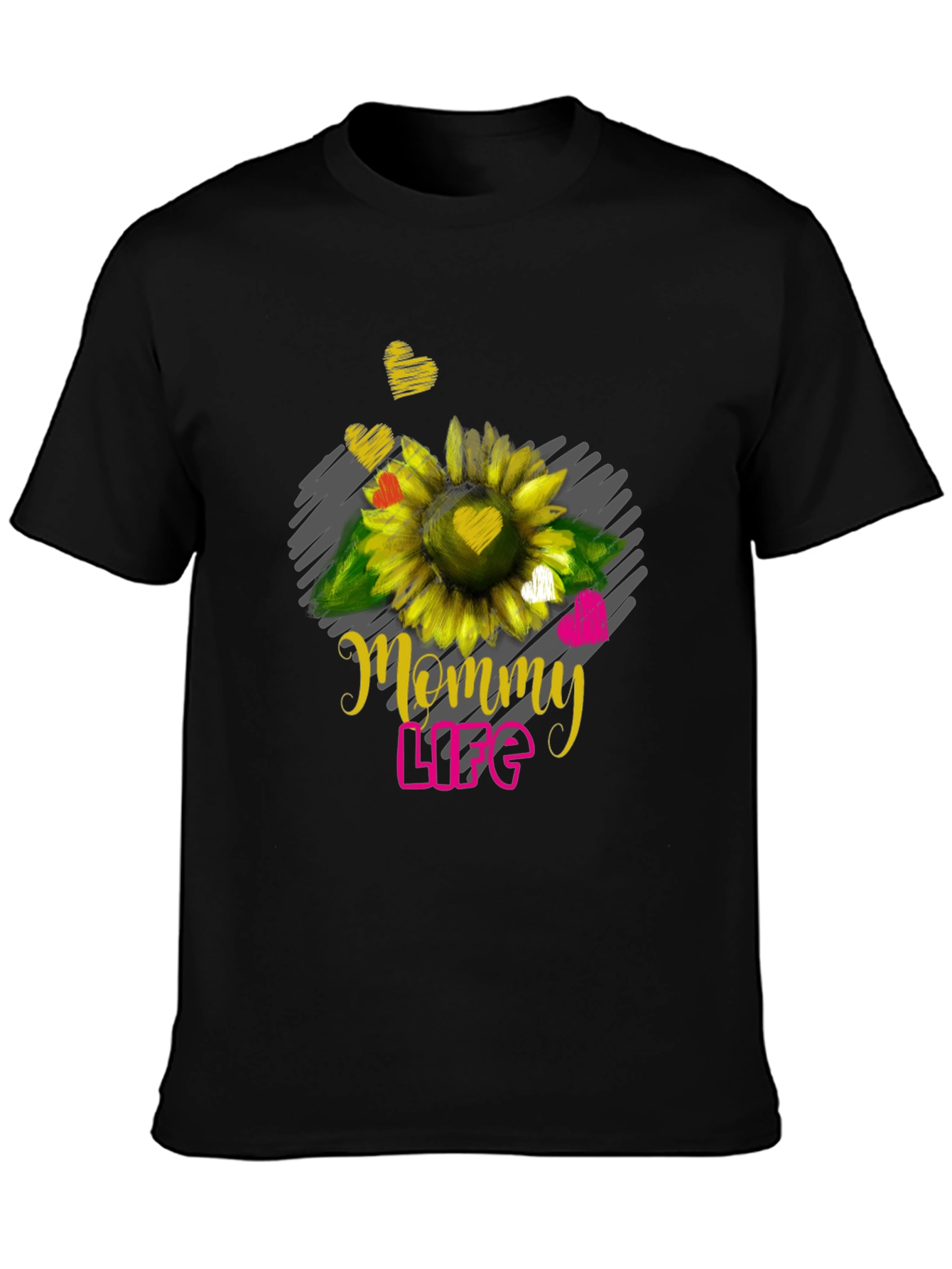Mommy Life Sunflower Graphic Tee