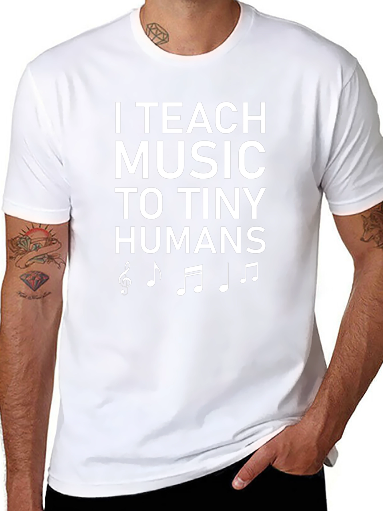 I Teach Music T-Shirt - Musician Teacher Tee