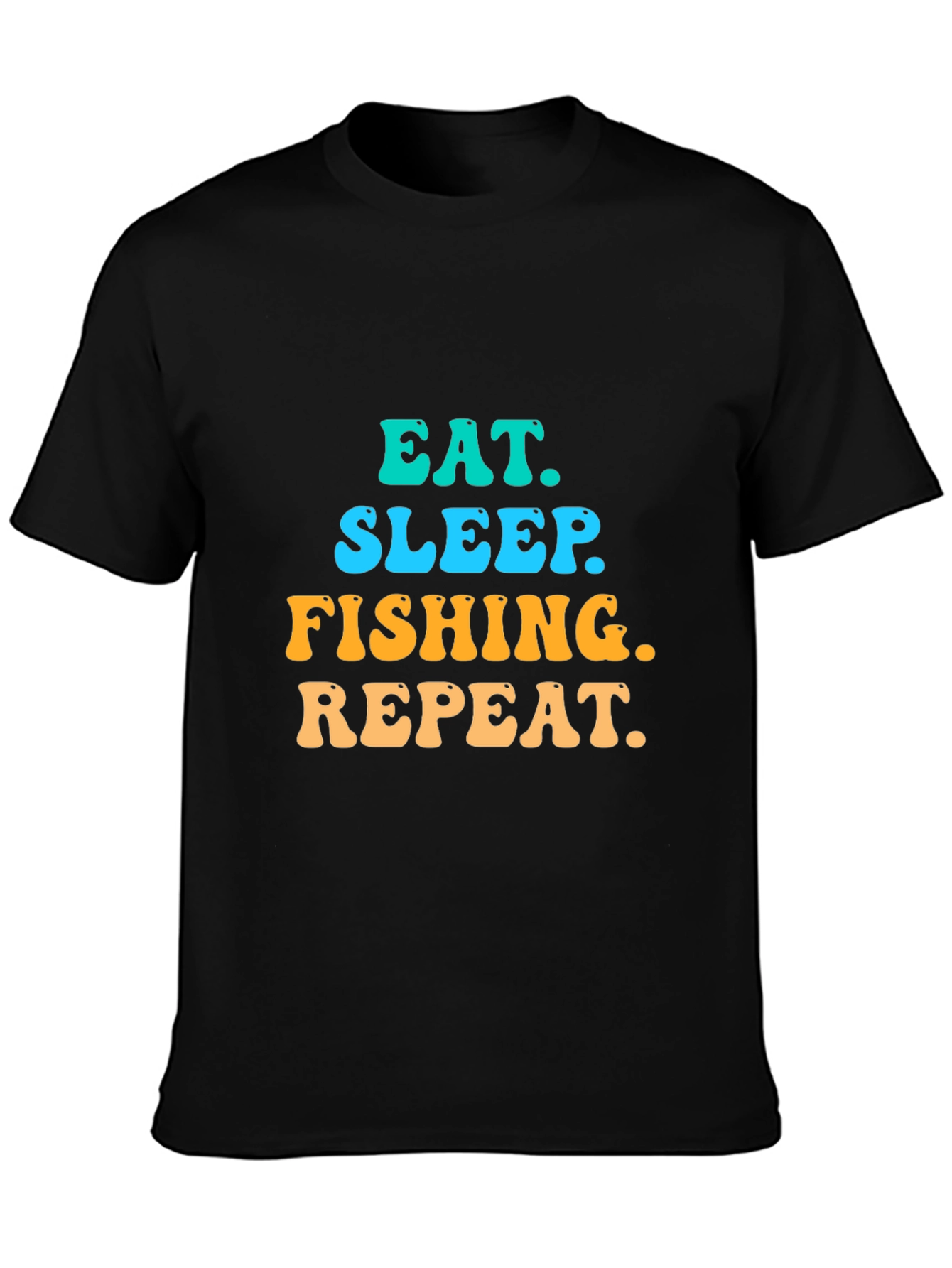 Eat Sleep Fishing Repeat Graphic Tee