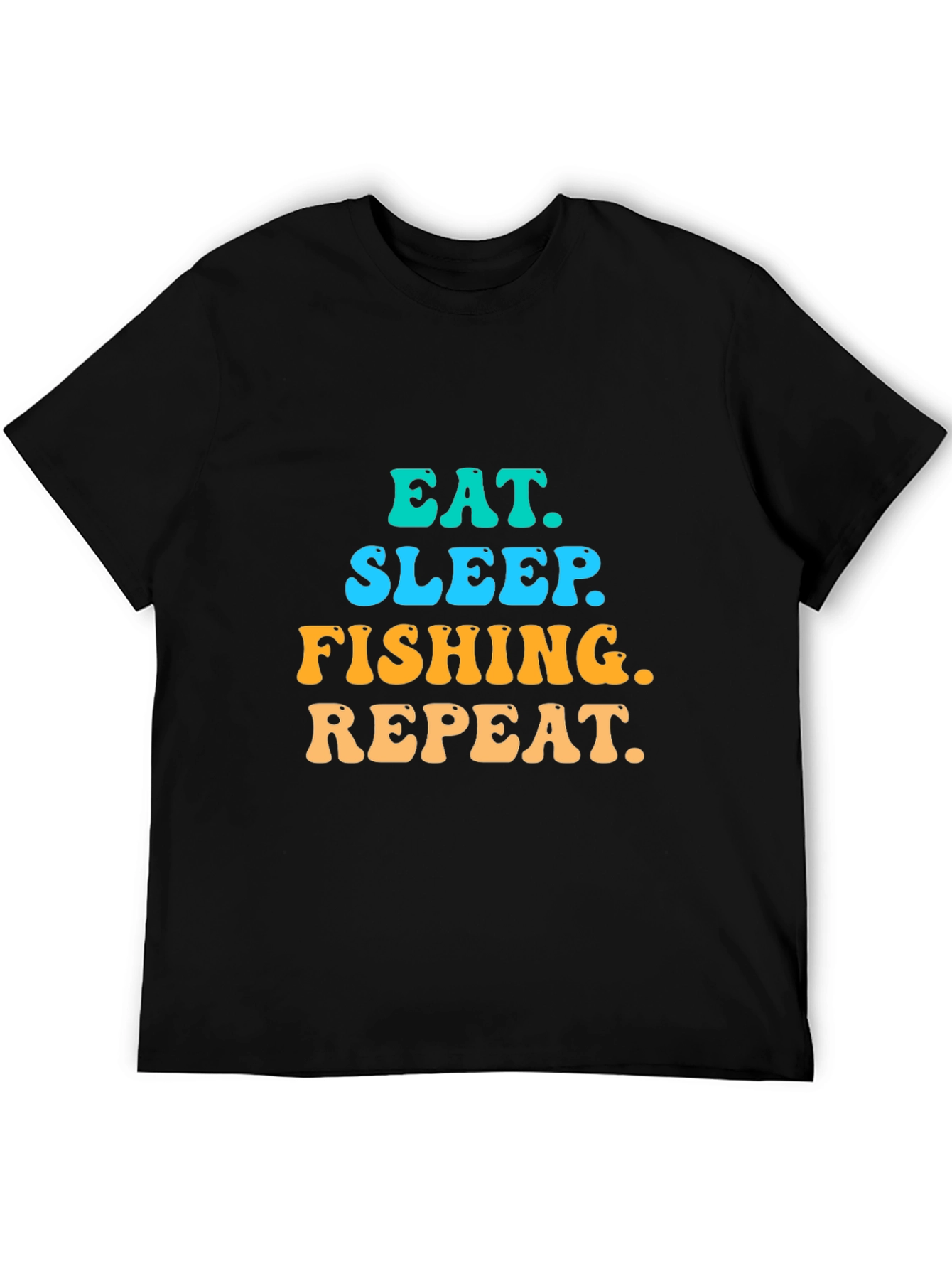 Eat Sleep Fishing Repeat Graphic Tee