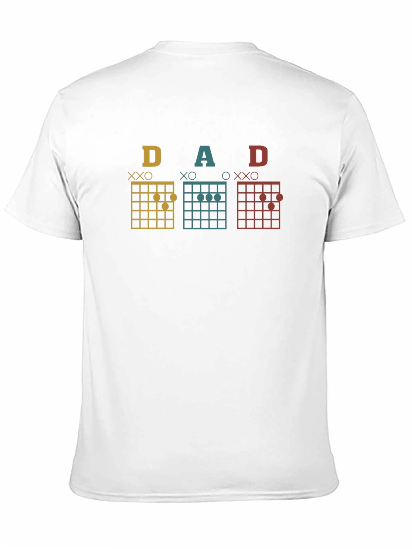 Dad Guitar Chords Graphic T-Shirt