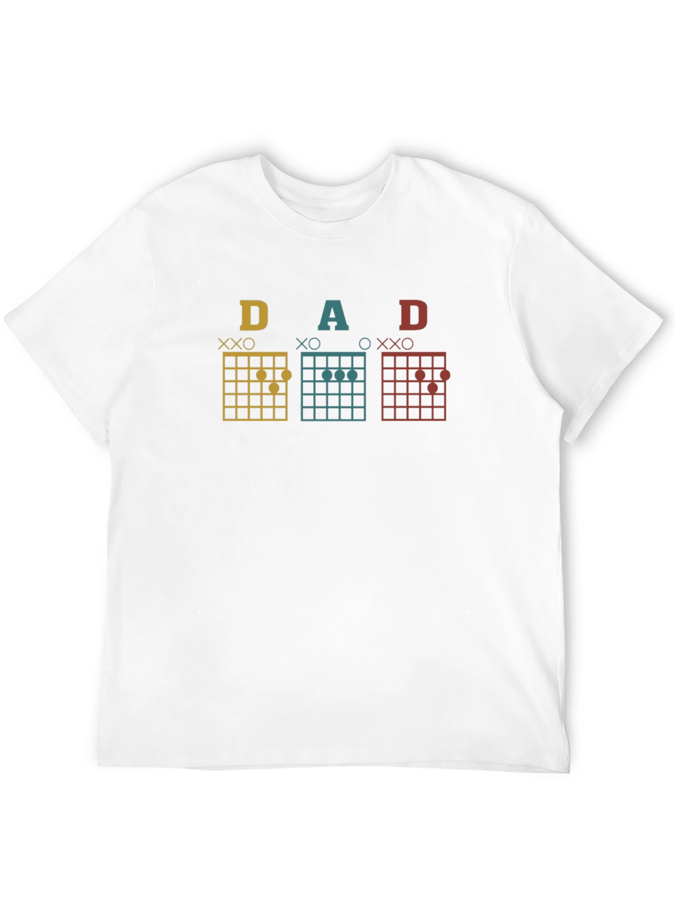 Dad Guitar Chords Graphic T-Shirt