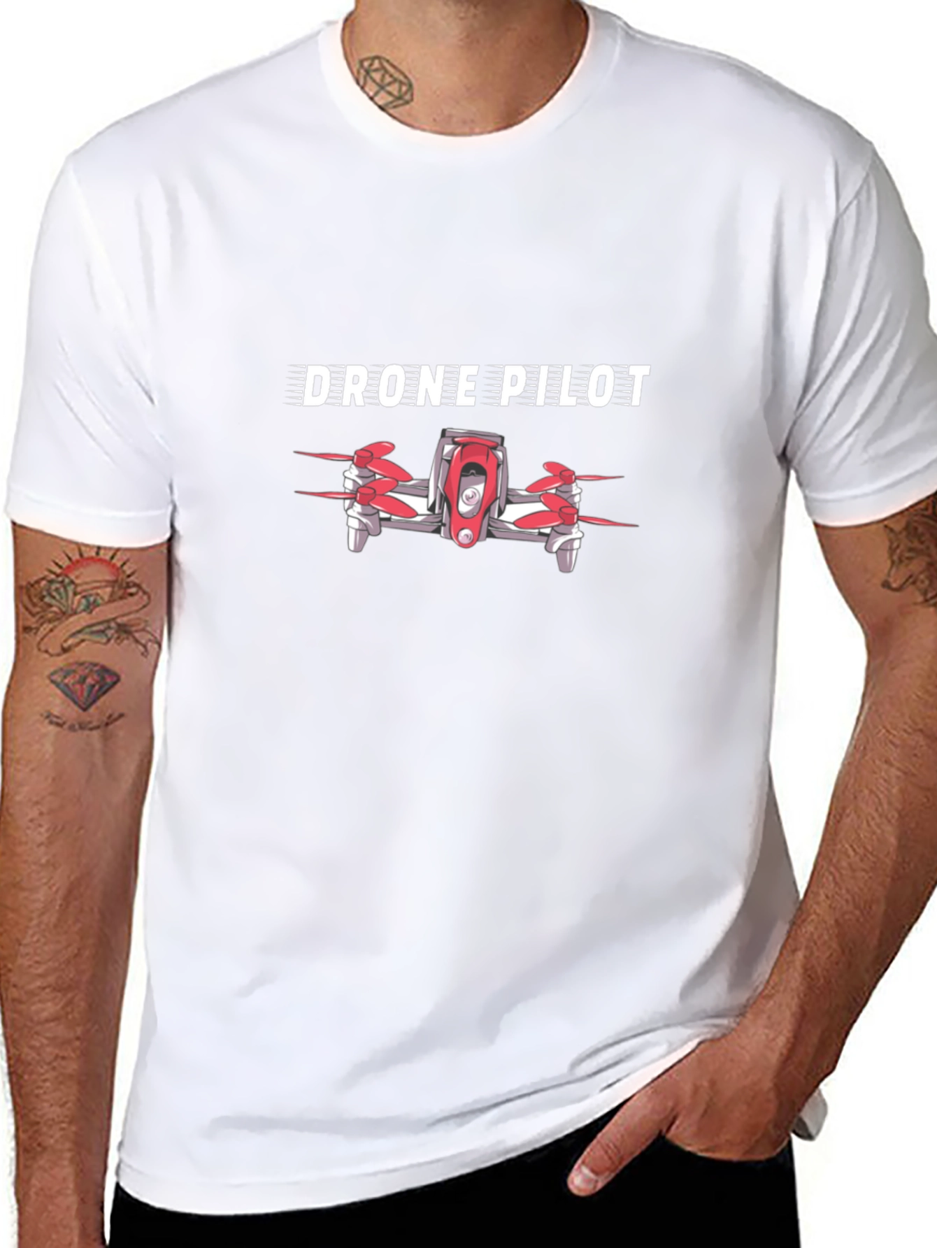 Drone Pilot Graphic T-Shirt - Fly High in Style