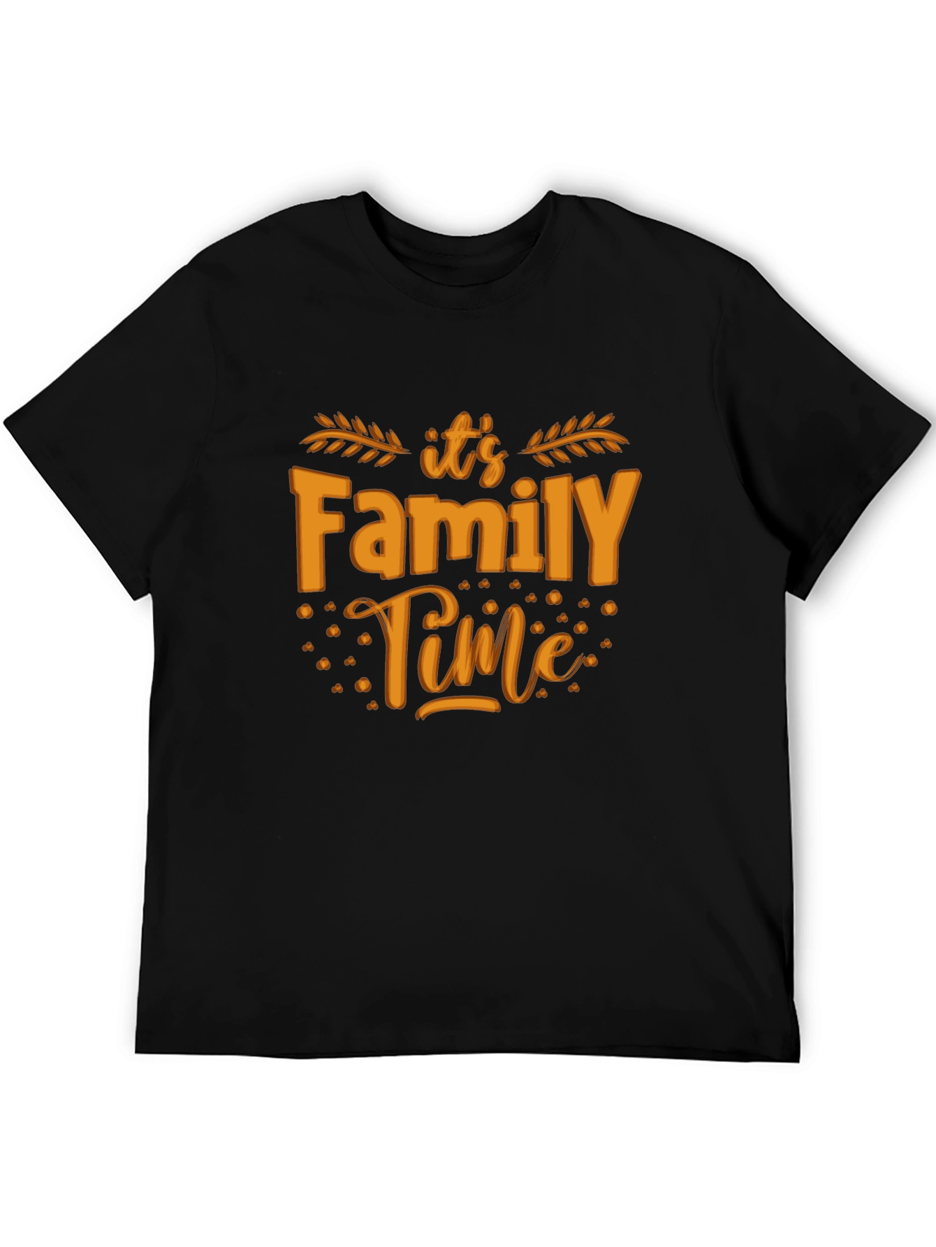 Family Time Black T-Shirt