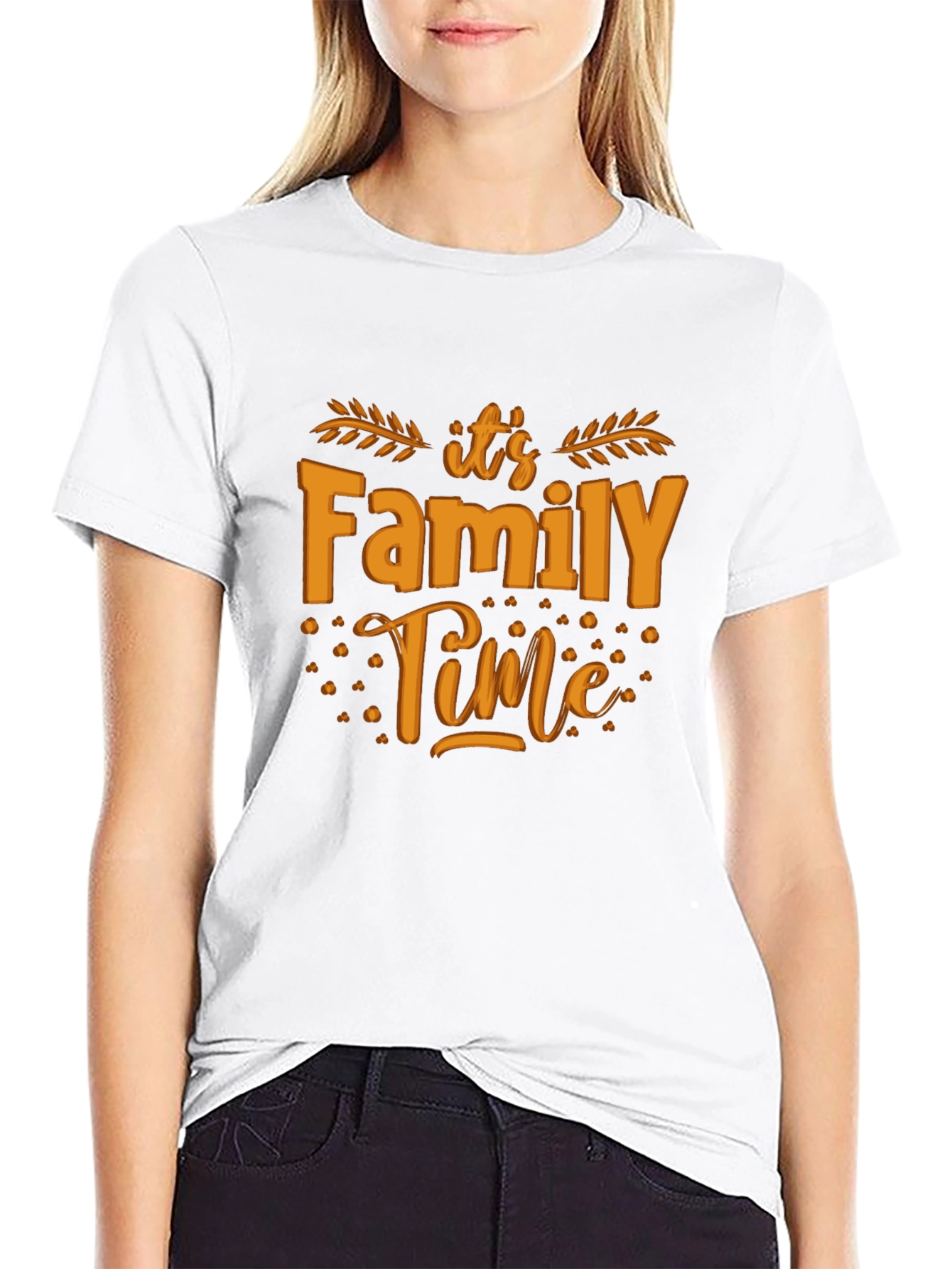 Family Time Black T-Shirt