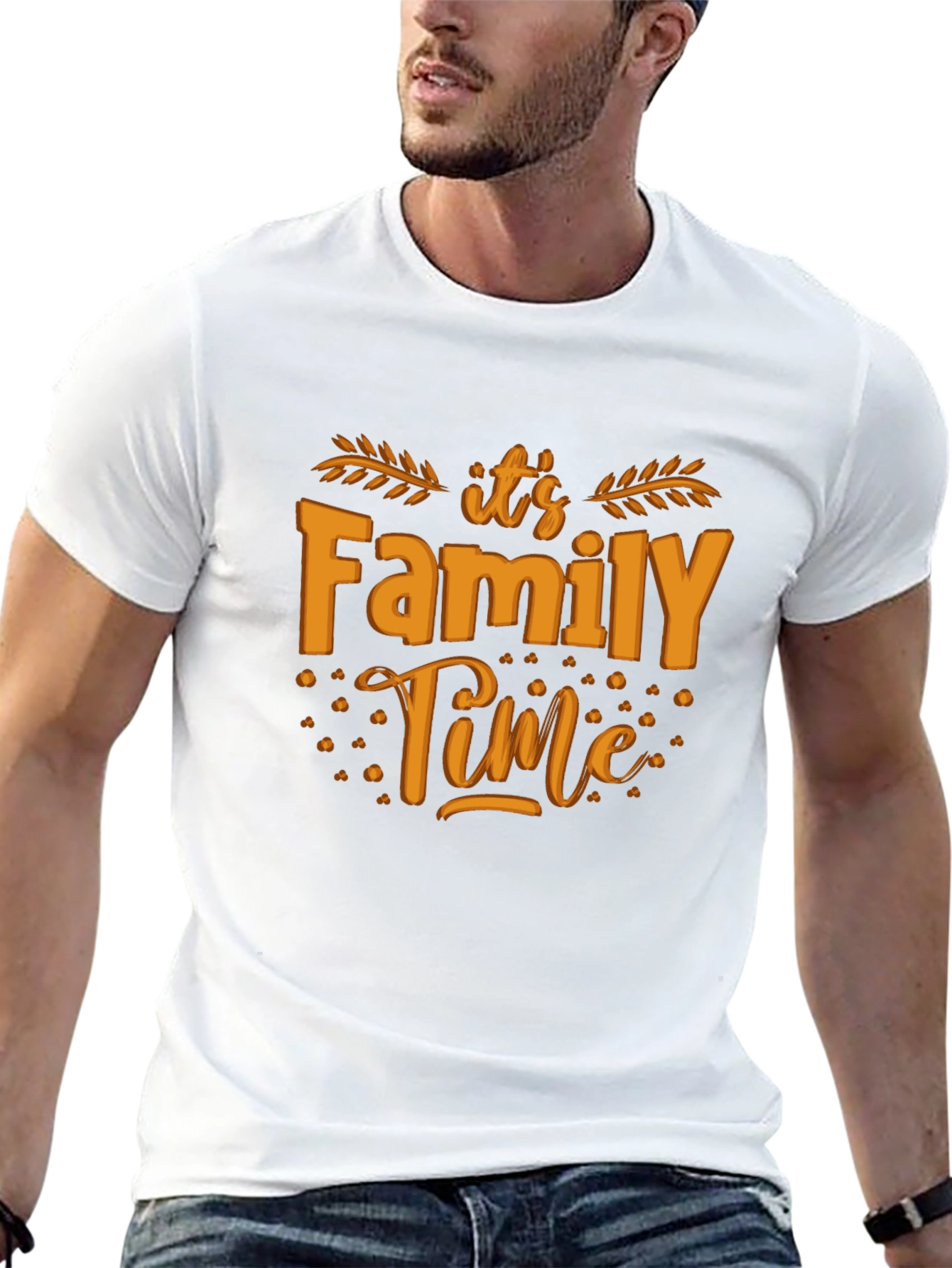 Family Time Black T-Shirt