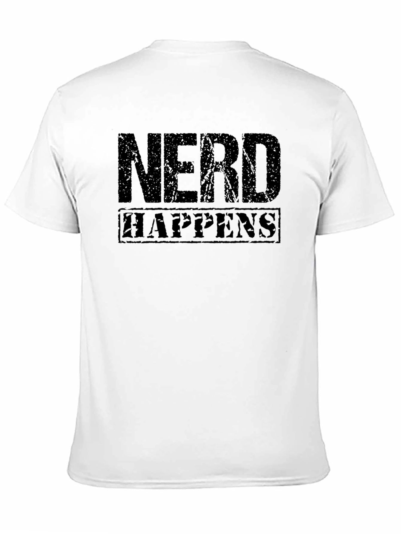 Nerd Happens Graphic Tee - Black T-Shirt