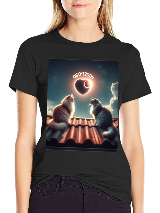 Cats in Love T-Shirt - Unique Date Design