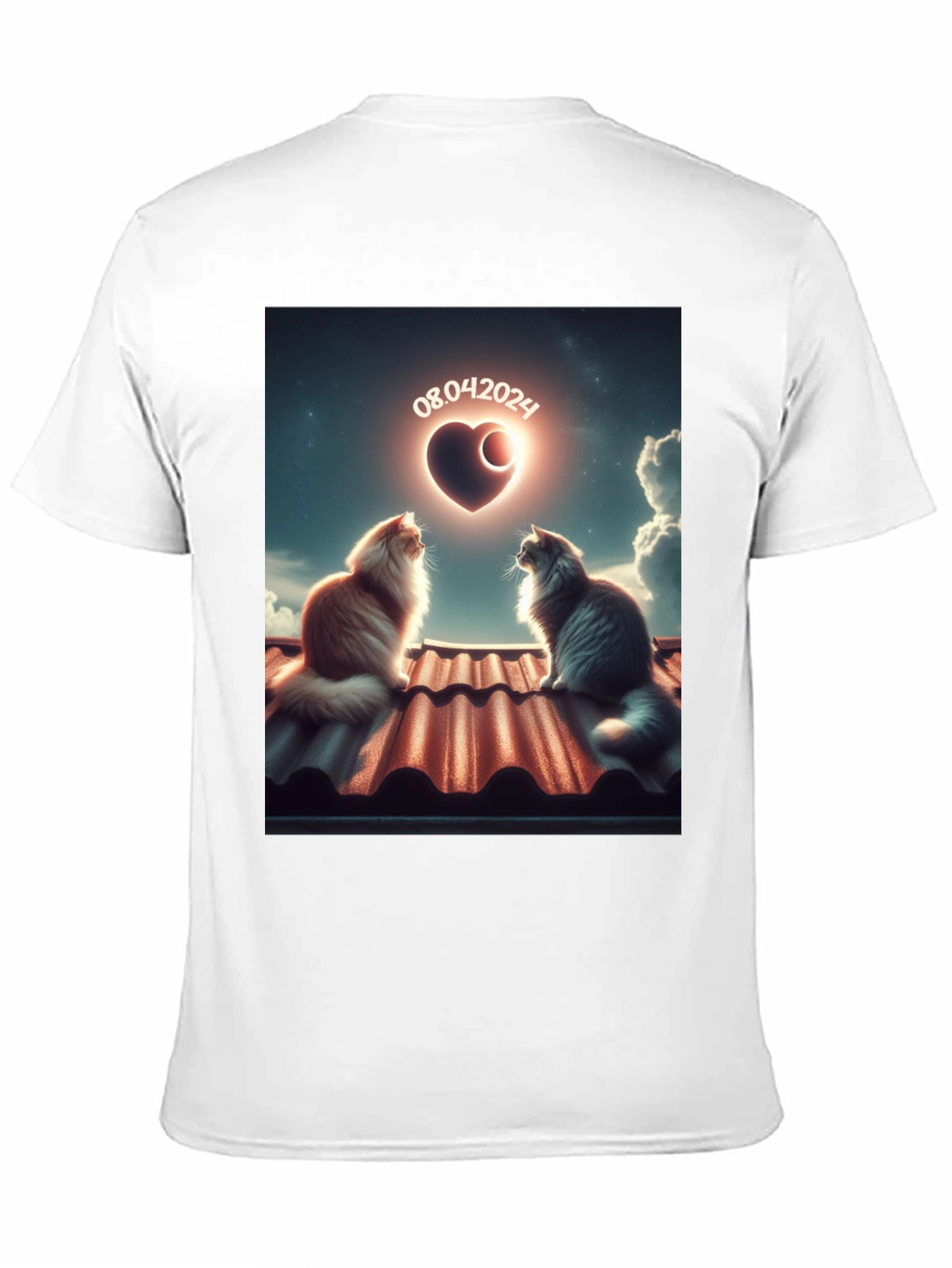 Cats in Love T-Shirt - Unique Date Design