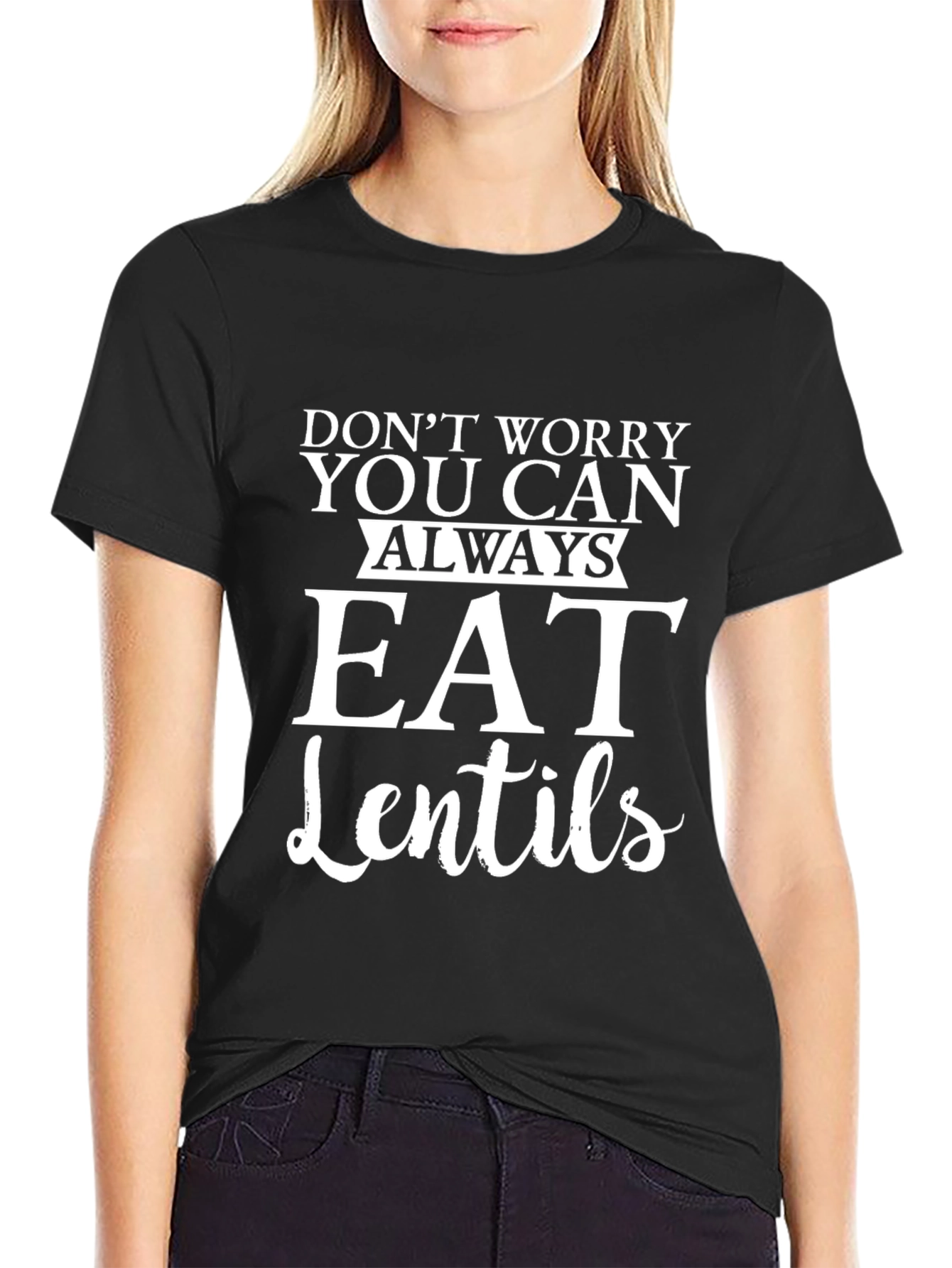 Eat Lentils T-Shirt - Funny Foodie Tee