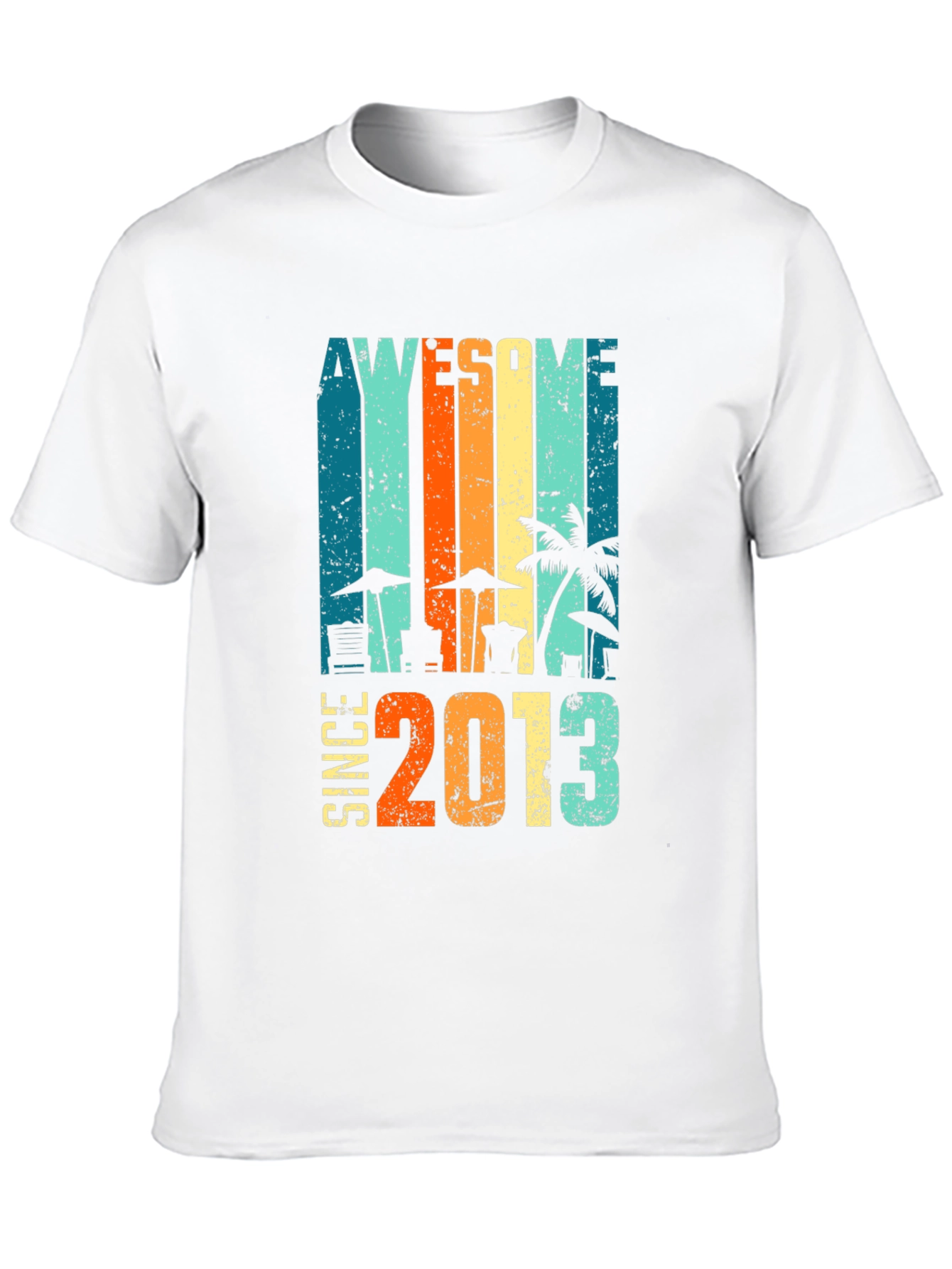 Awesome Since 2013 Graphic Tee - Black