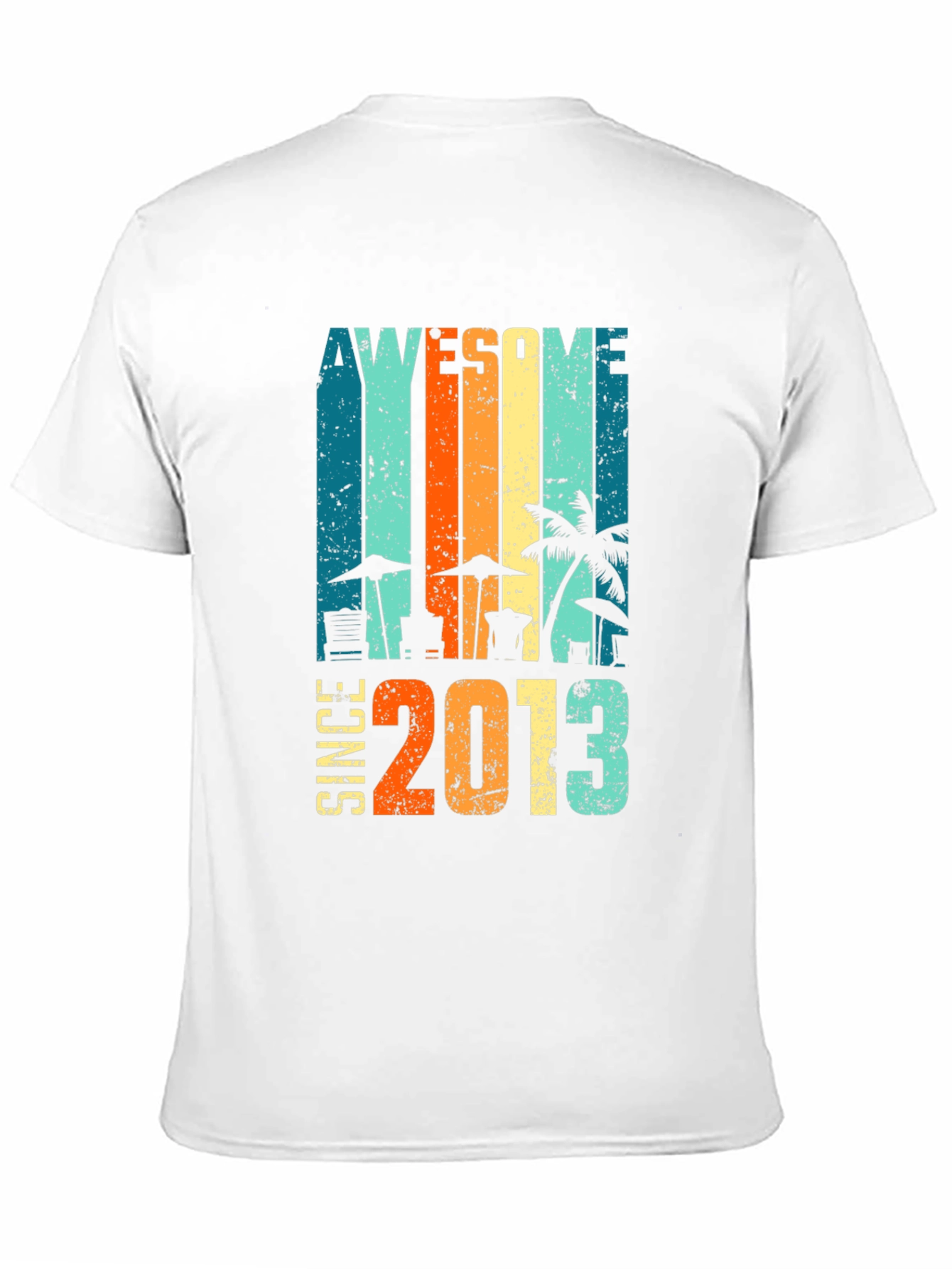 Awesome Since 2013 Graphic Tee - Black