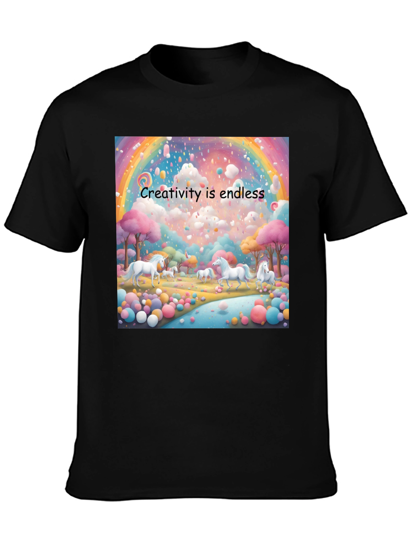 Creative Unicorn Dreamscape Graphic Tee