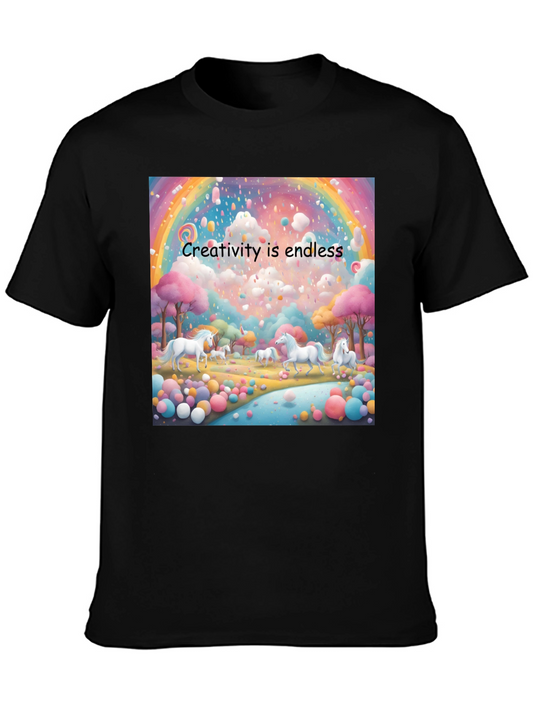 Creative Unicorn Dreamscape Graphic Tee