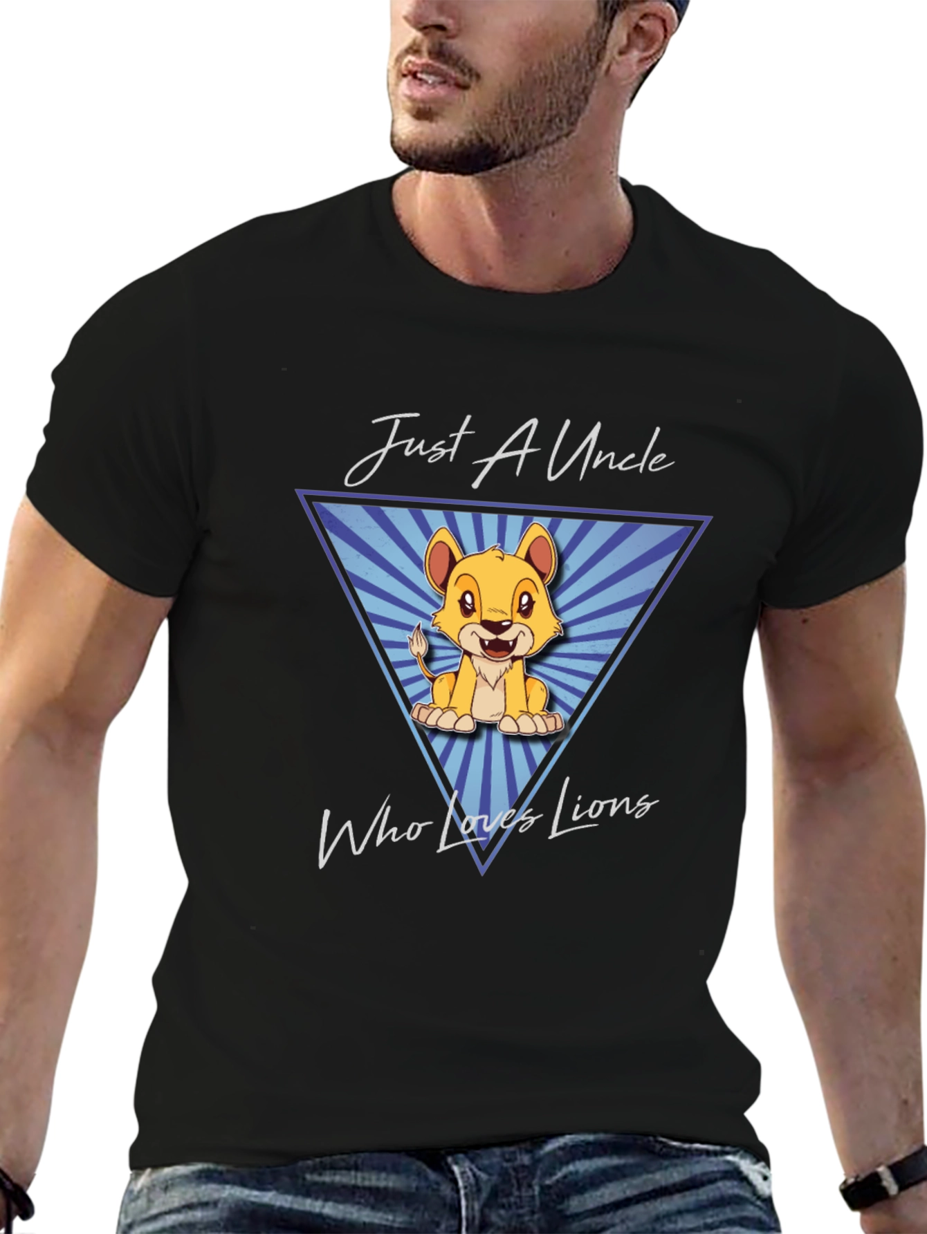 Just A Uncle Who Loves Lions T-Shirt