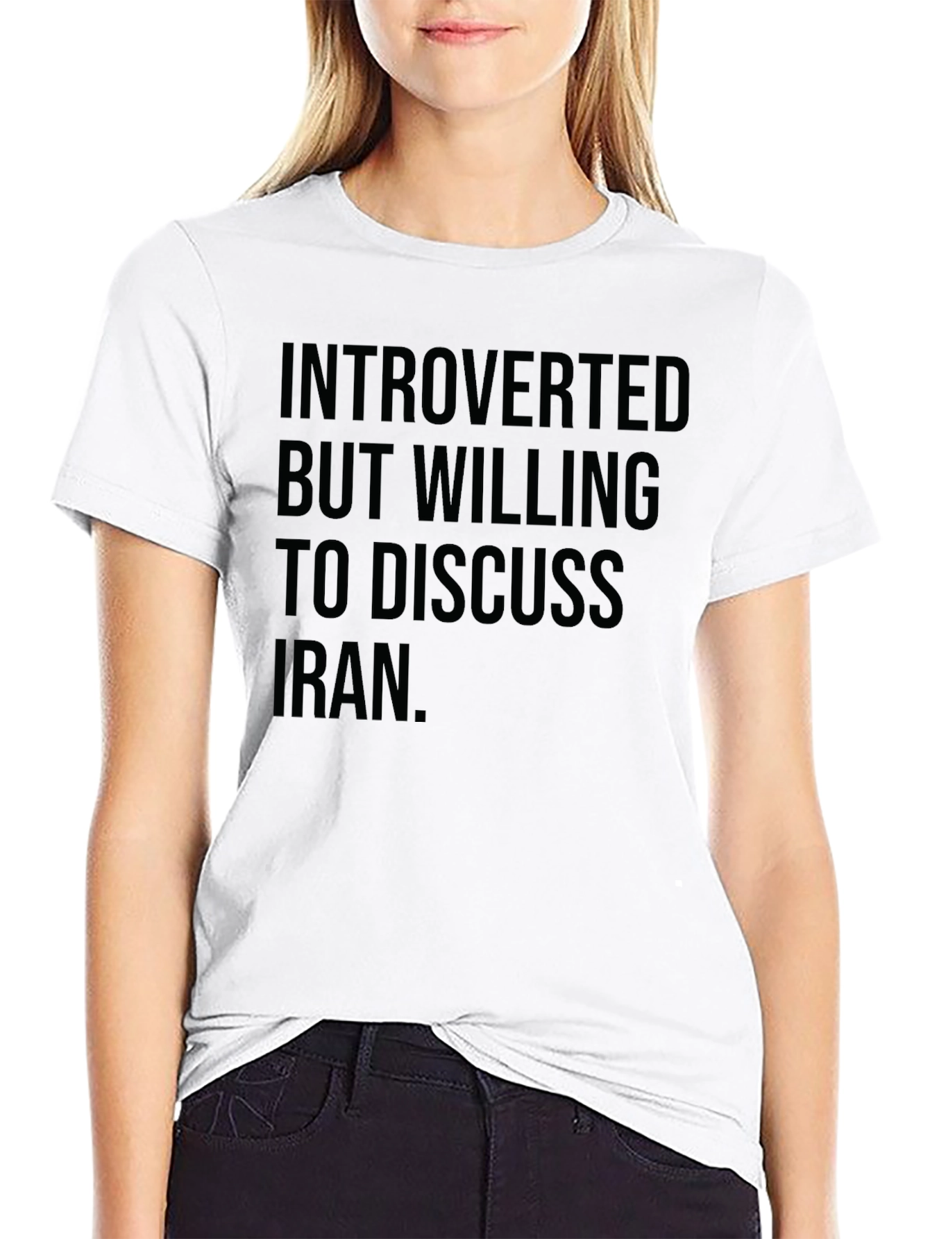 Introverted Iran T-Shirt - Discuss Current Events