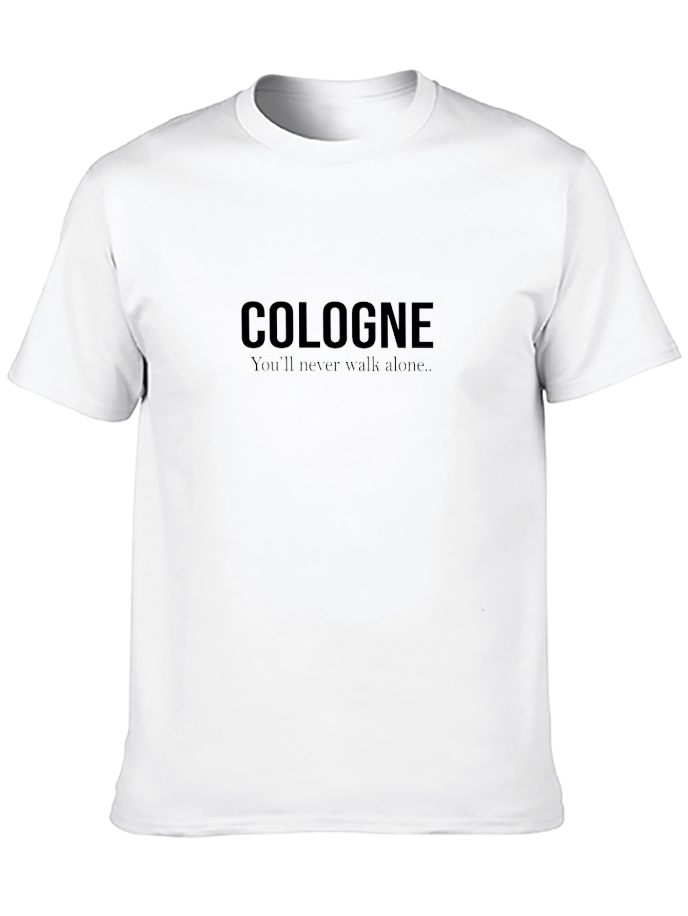 Cologne Never Walk Alone Black T-Shirt