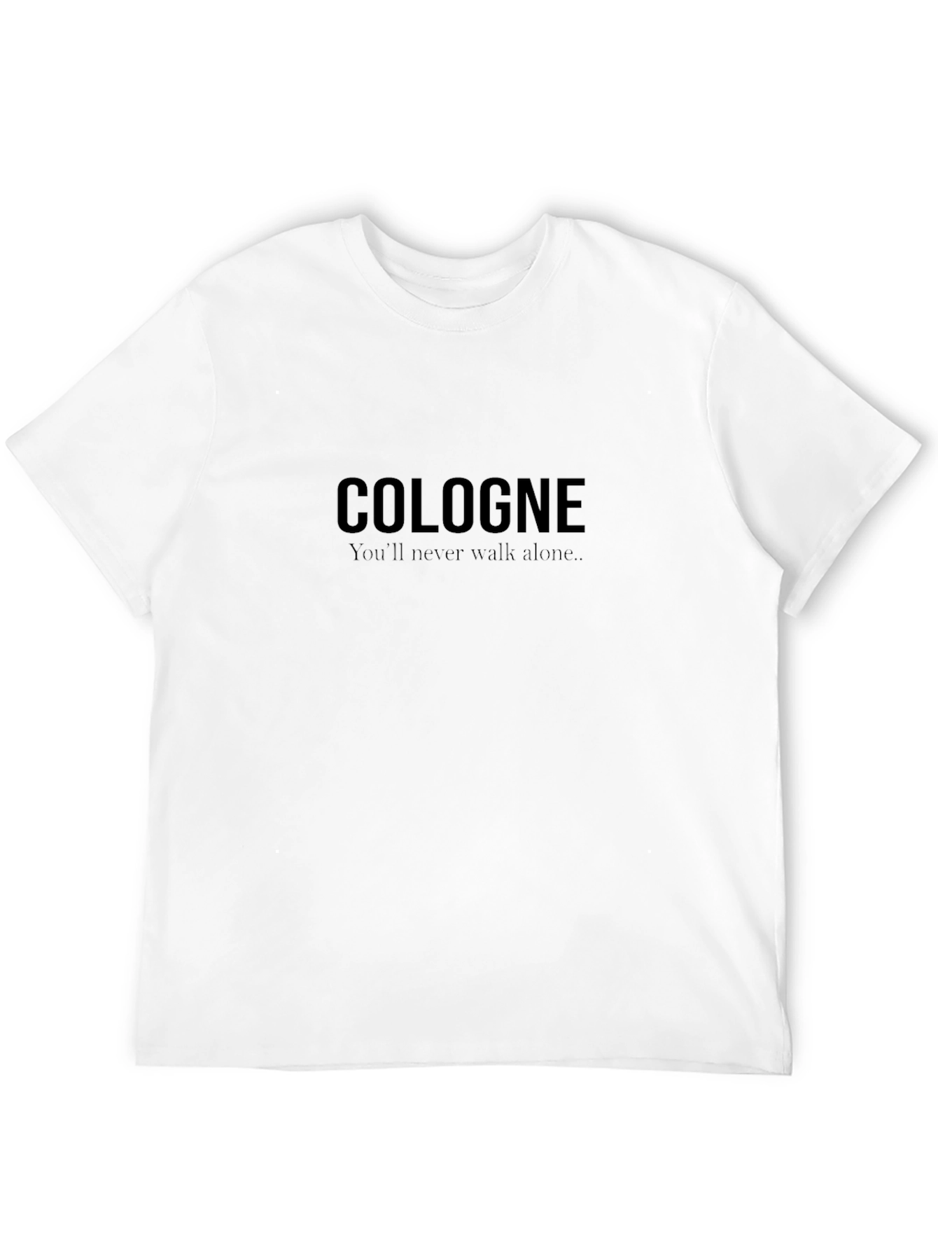 Cologne Never Walk Alone Black T-Shirt