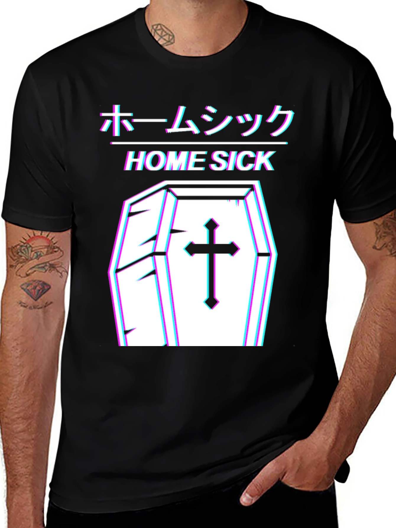 Home Sick Coffin T-Shirt