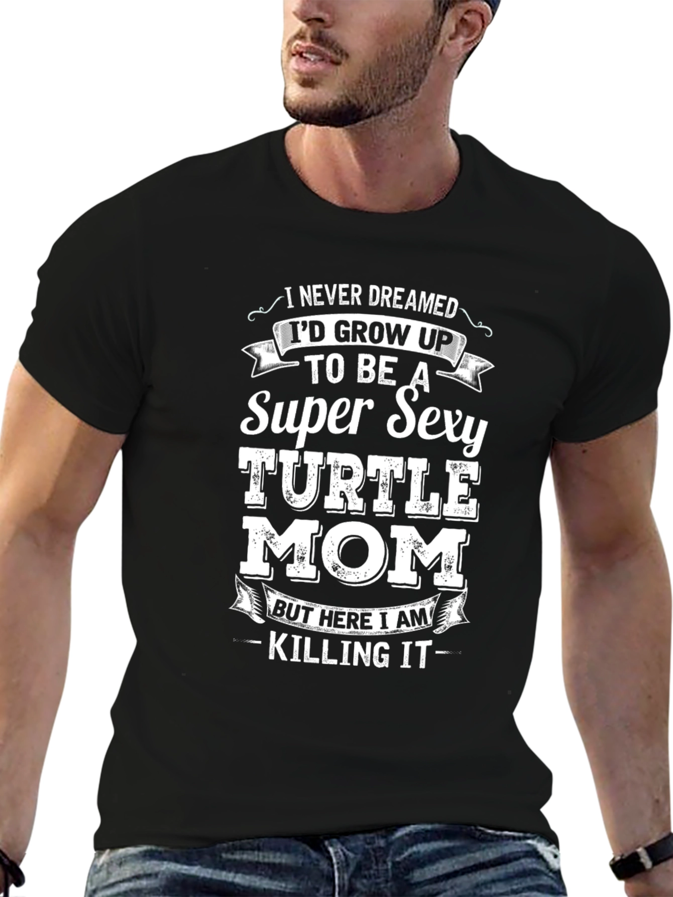 Super Sexy Turtle Mom Novelty T-Shirt