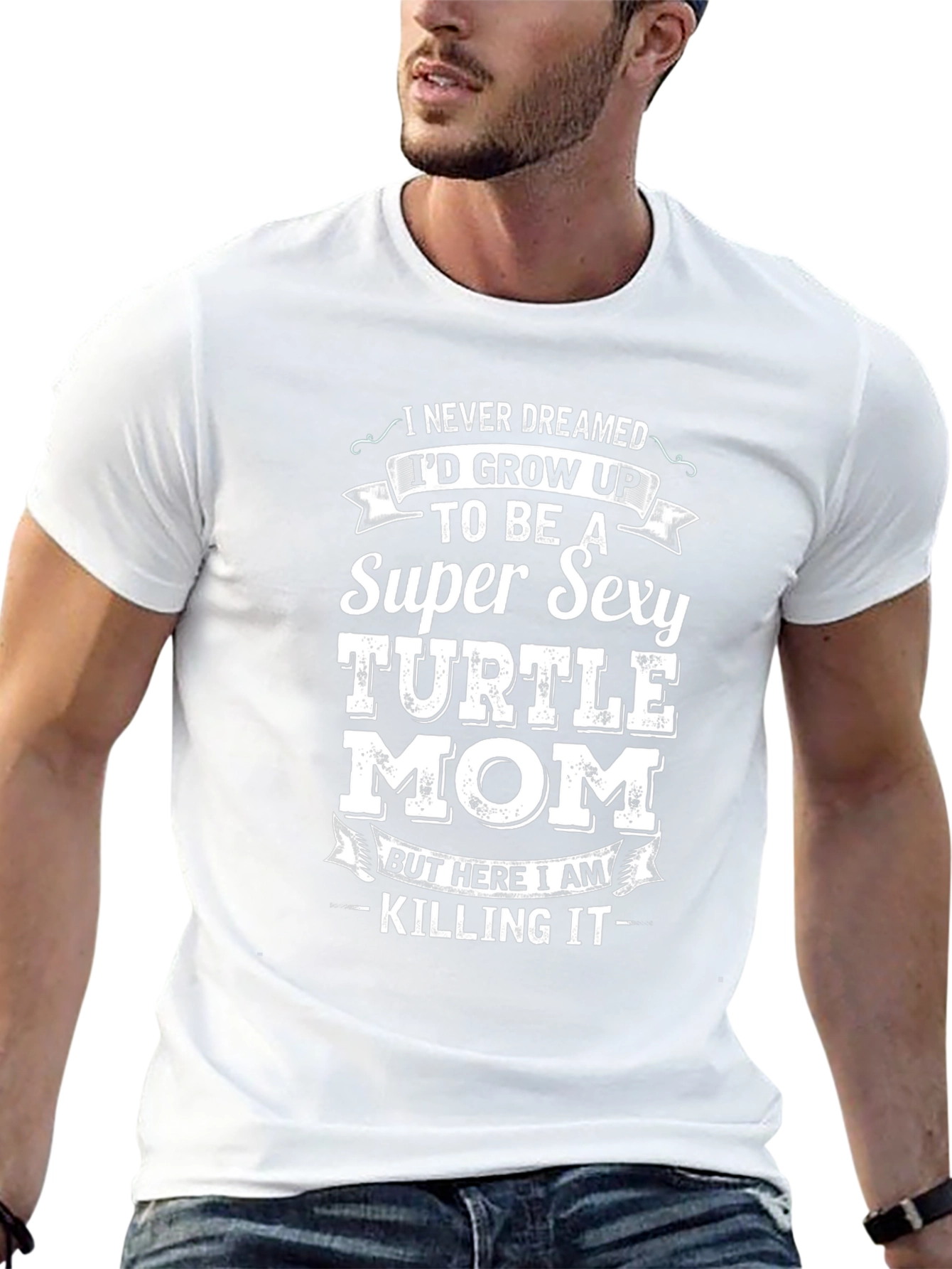 Super Sexy Turtle Mom Novelty T-Shirt