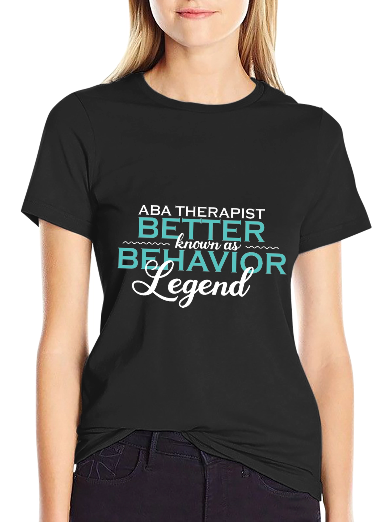 ABA Therapist Legend Black T-Shirt