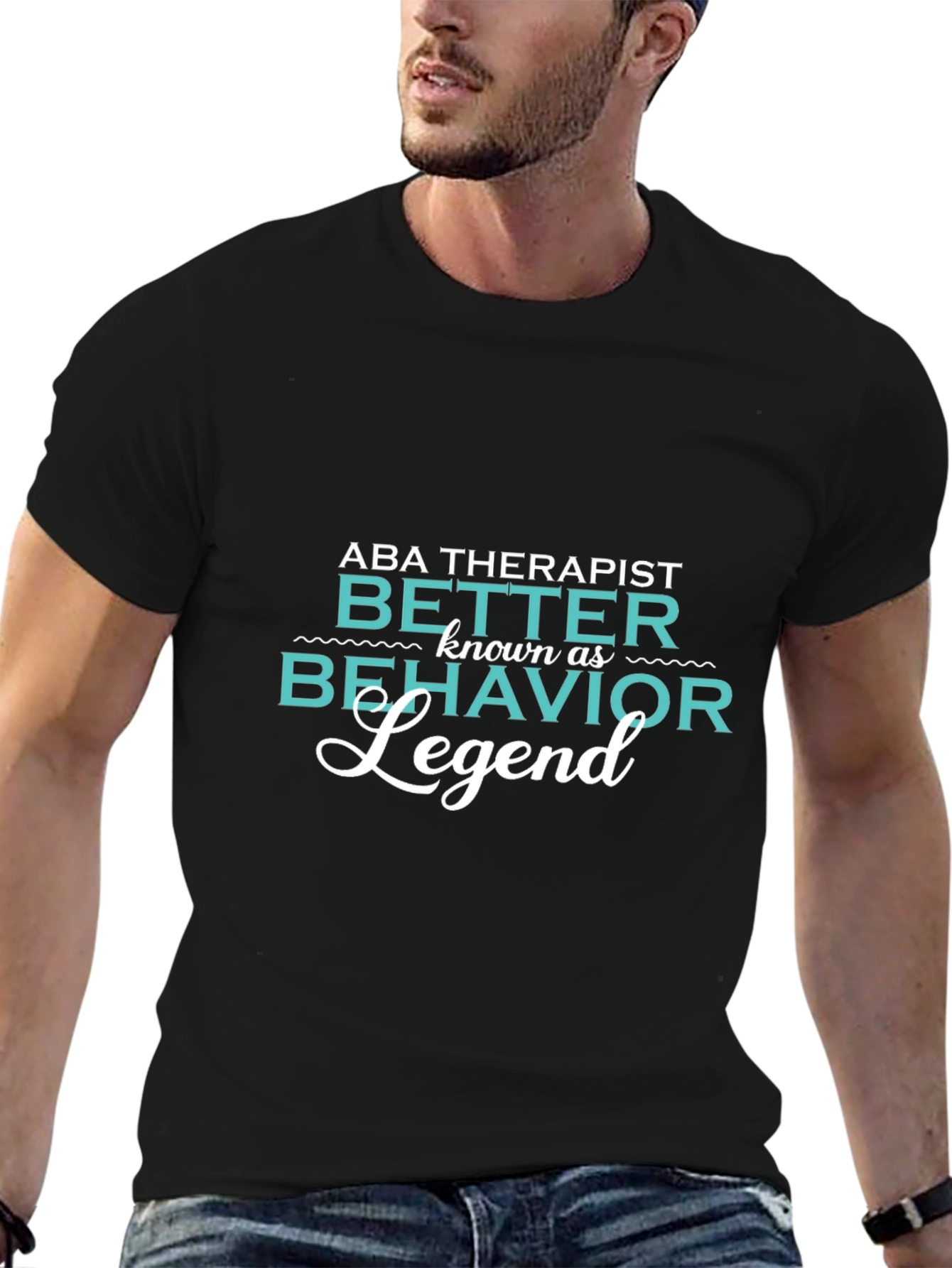 ABA Therapist Legend Black T-Shirt
