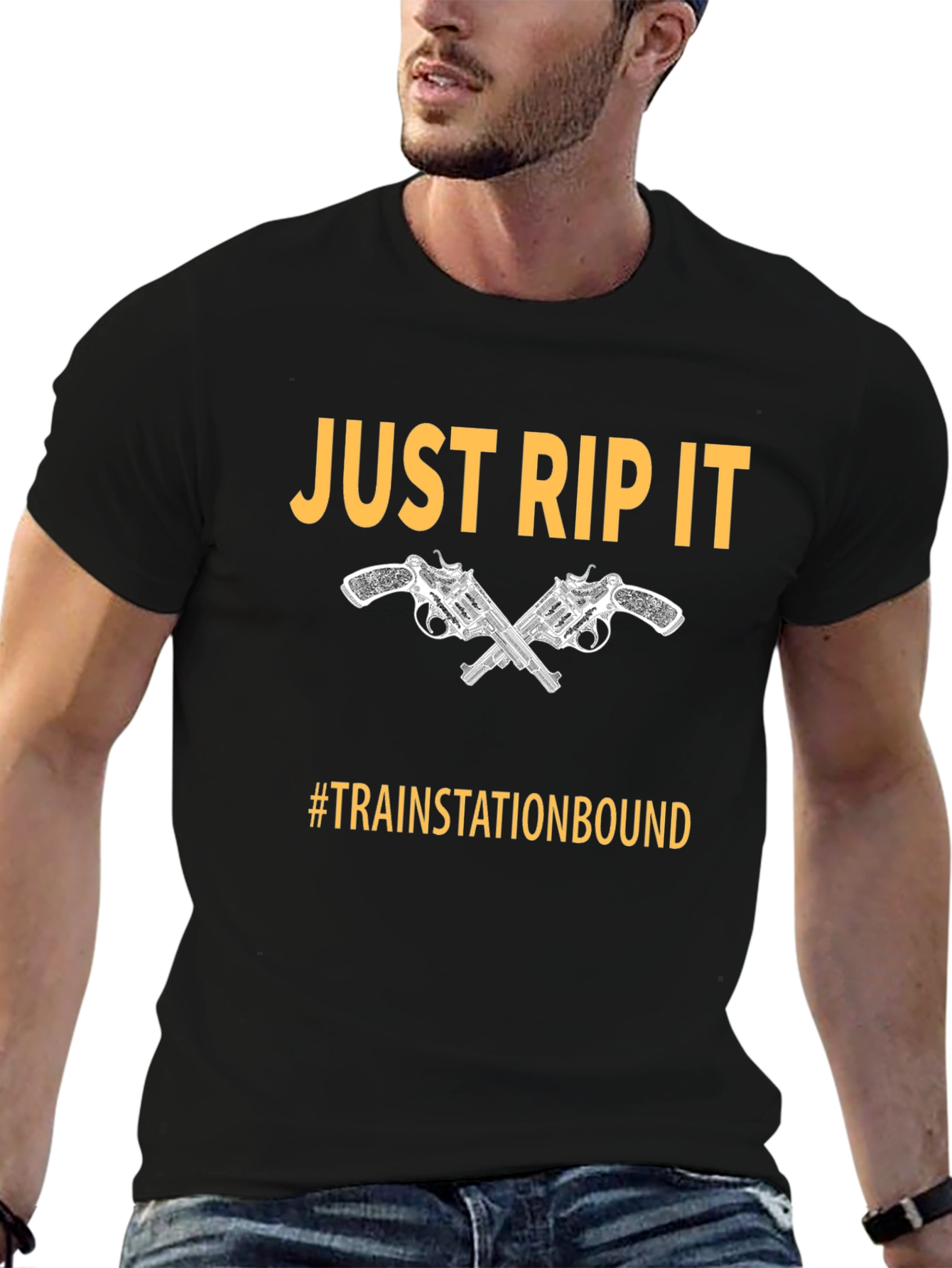 Just Rip It T-Shirt - Trainstation Bound