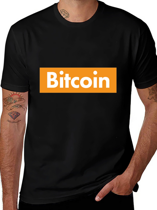 Bitcoin T-Shirt - Crypto Currency Tee - Black