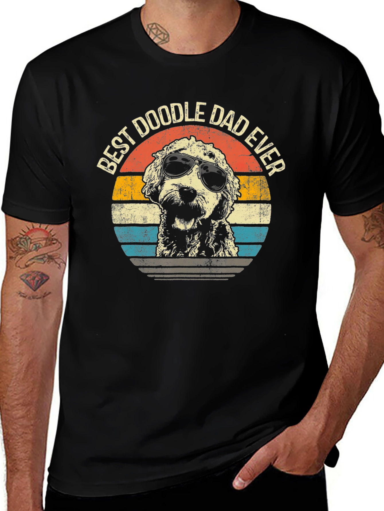 Best Doodle Dad Ever Graphic Tee
