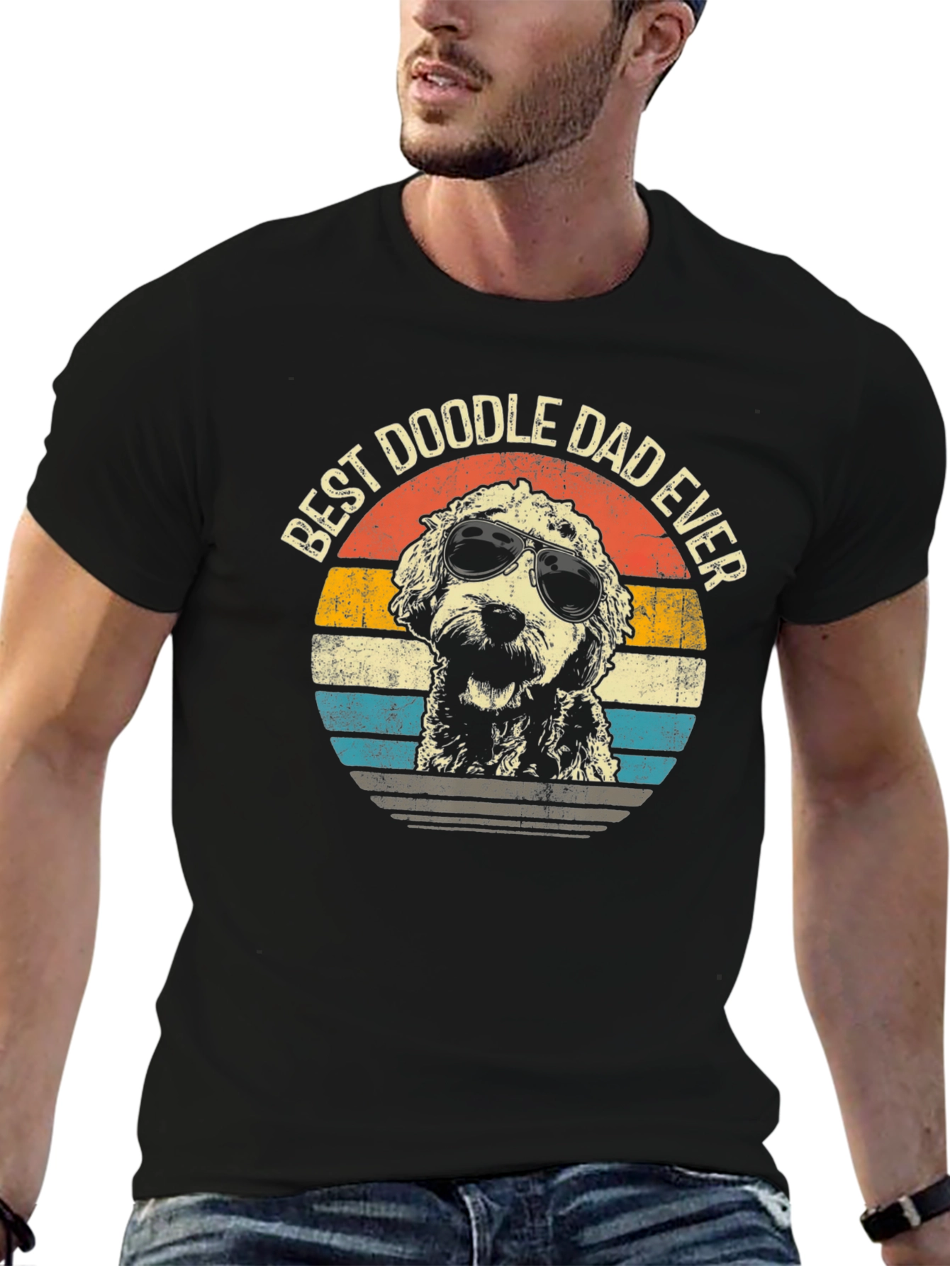 Best Doodle Dad Ever Graphic Tee