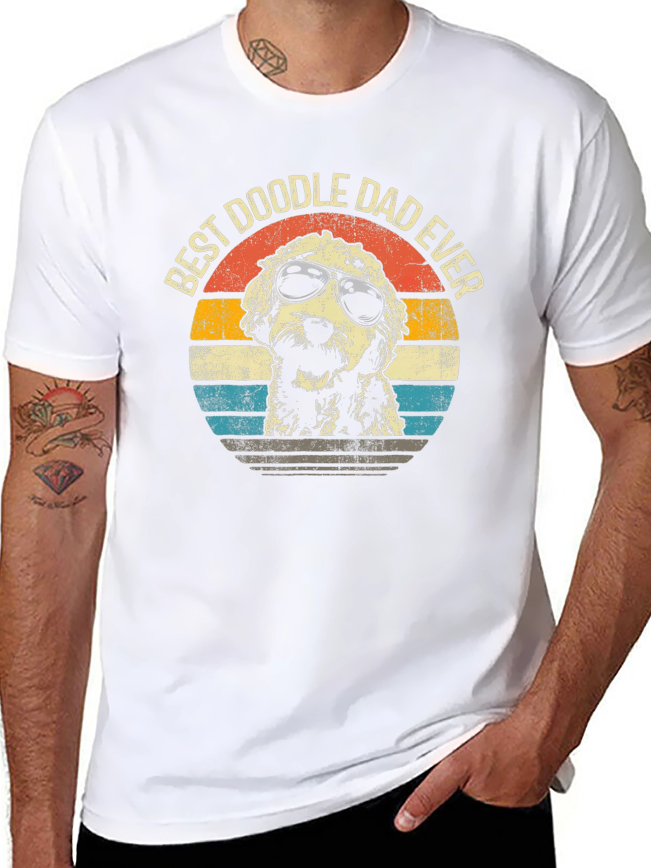 Best Doodle Dad Ever Graphic Tee