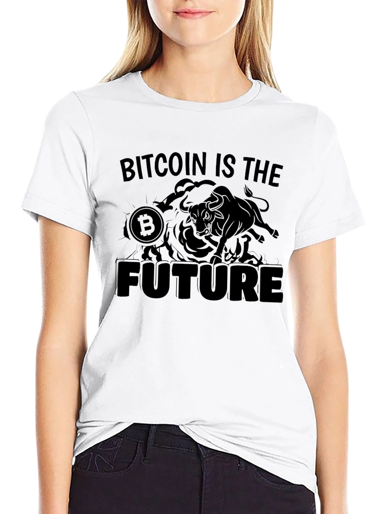 Bitcoin Is The Future Graphic T-Shirt