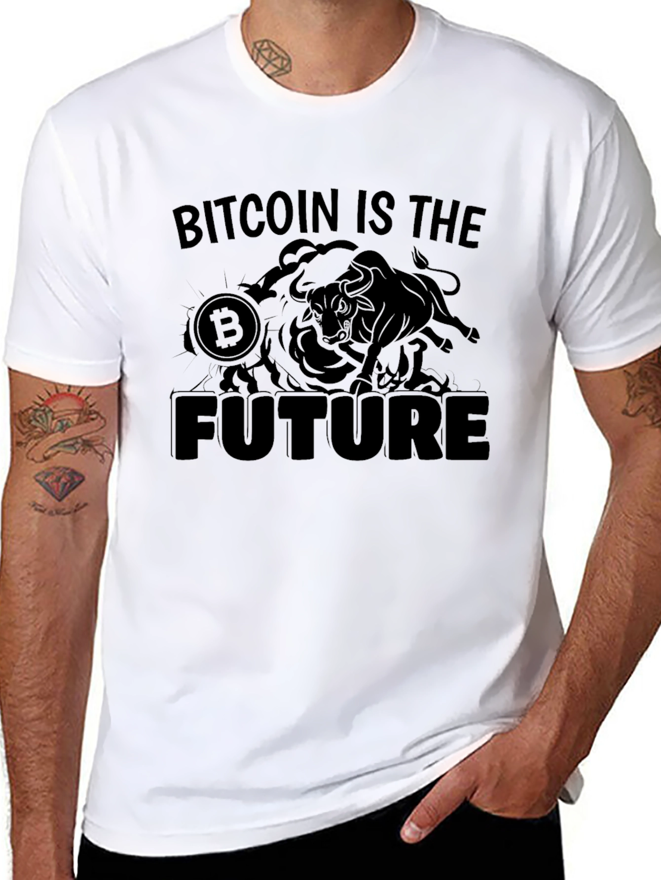 Bitcoin Is The Future Graphic T-Shirt