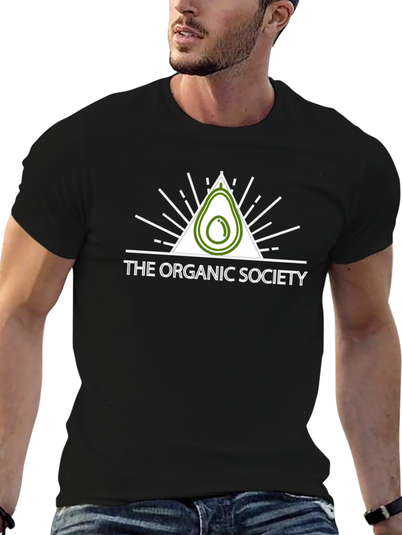 Organic Society Avocado Graphic Tee