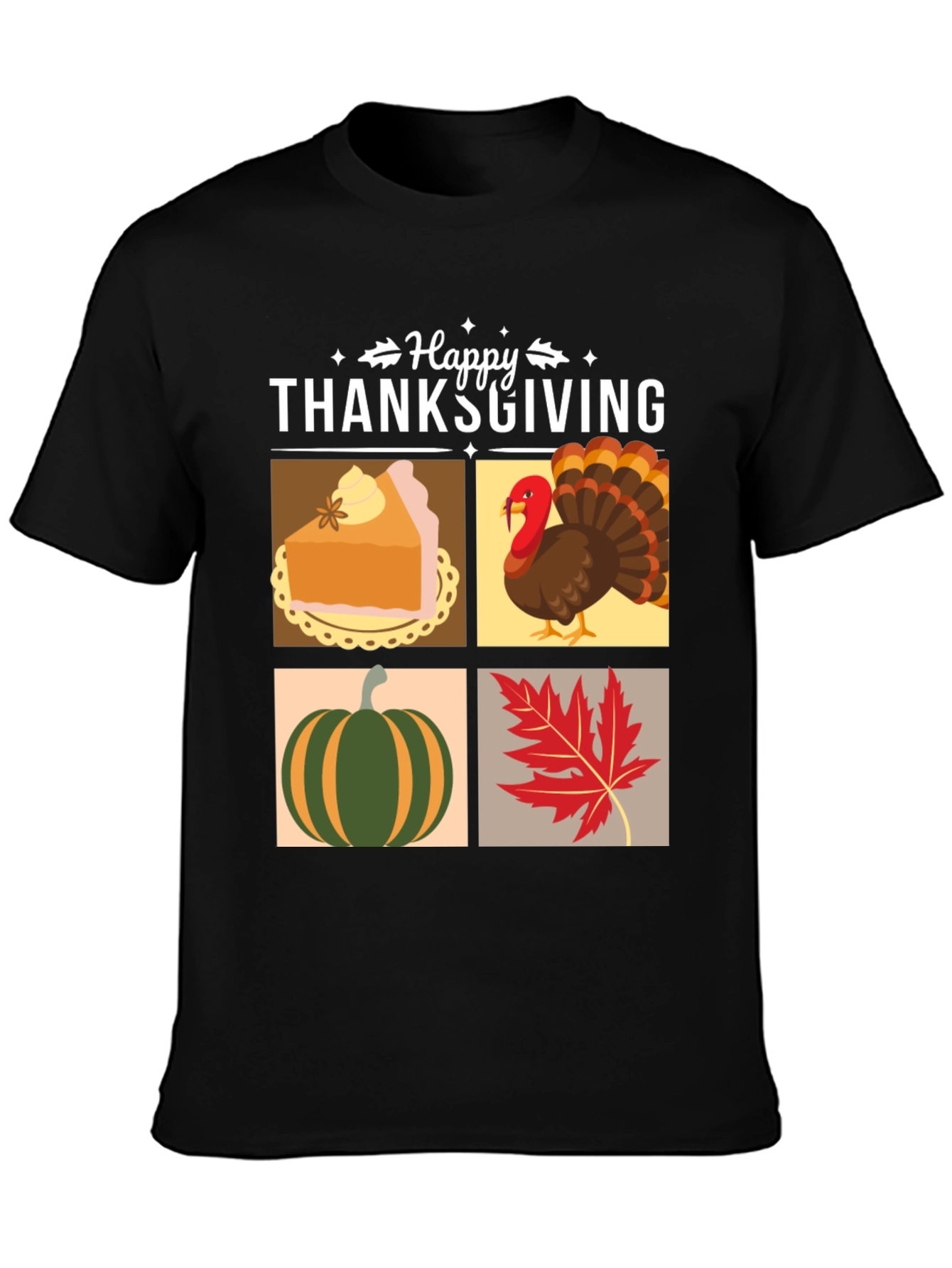 Happy Thanksgiving T-Shirt - Festive Holiday Apparel