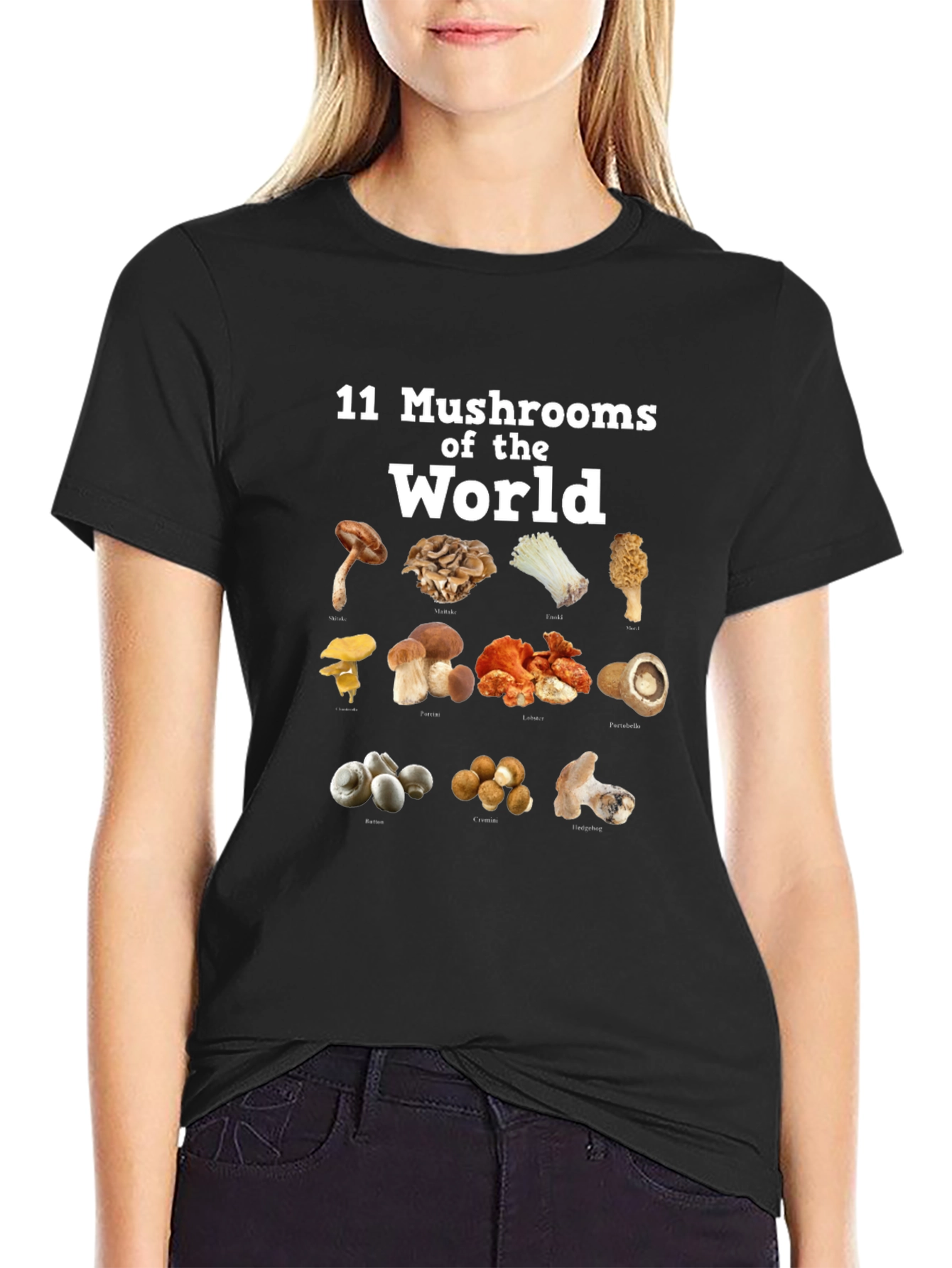11 Mushrooms of the World T-Shirt