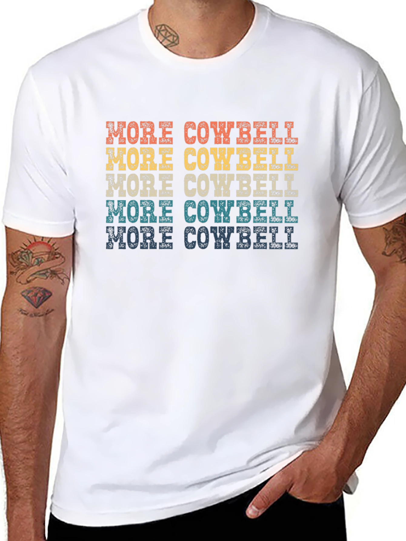 More Cowbell T-Shirt - Retro Design