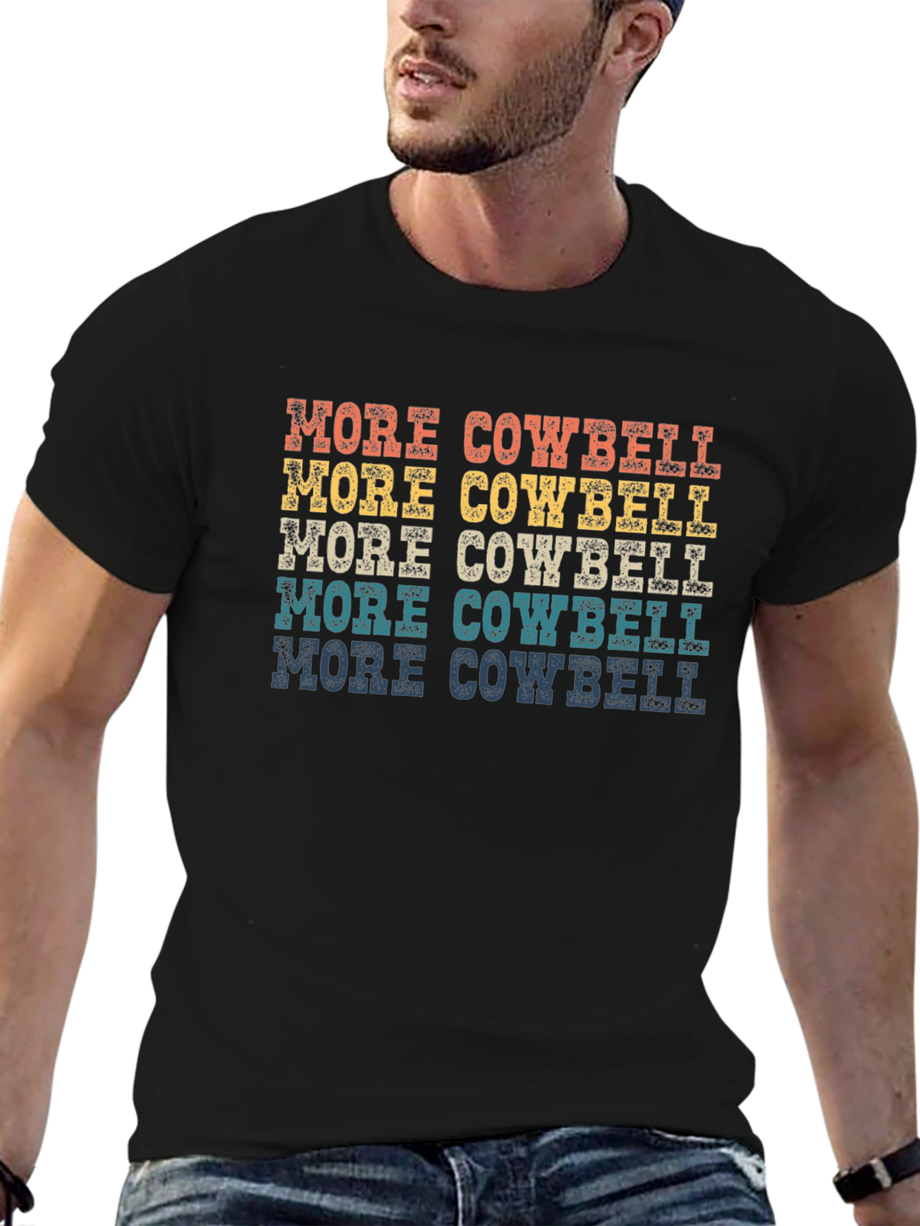 More Cowbell T-Shirt - Retro Design
