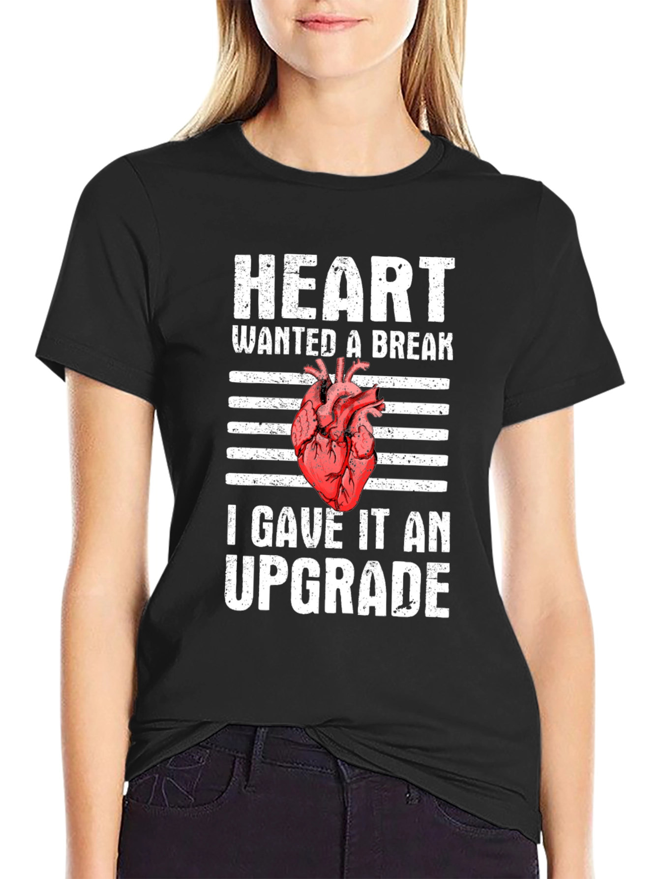 Heart Upgrade Graphic T-Shirt