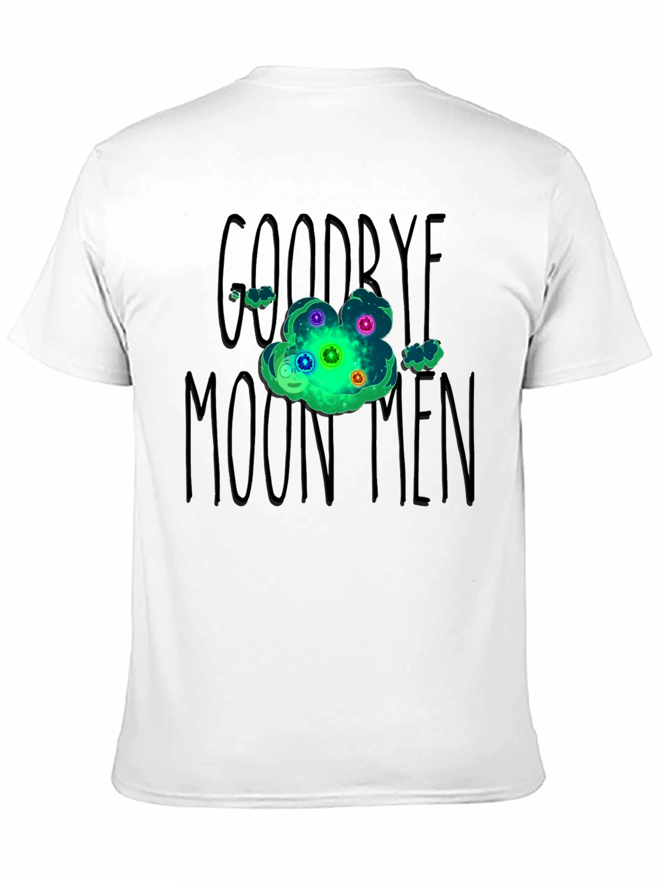 Goodbye Moonmen Rick and Morty Graphic T-Shirt