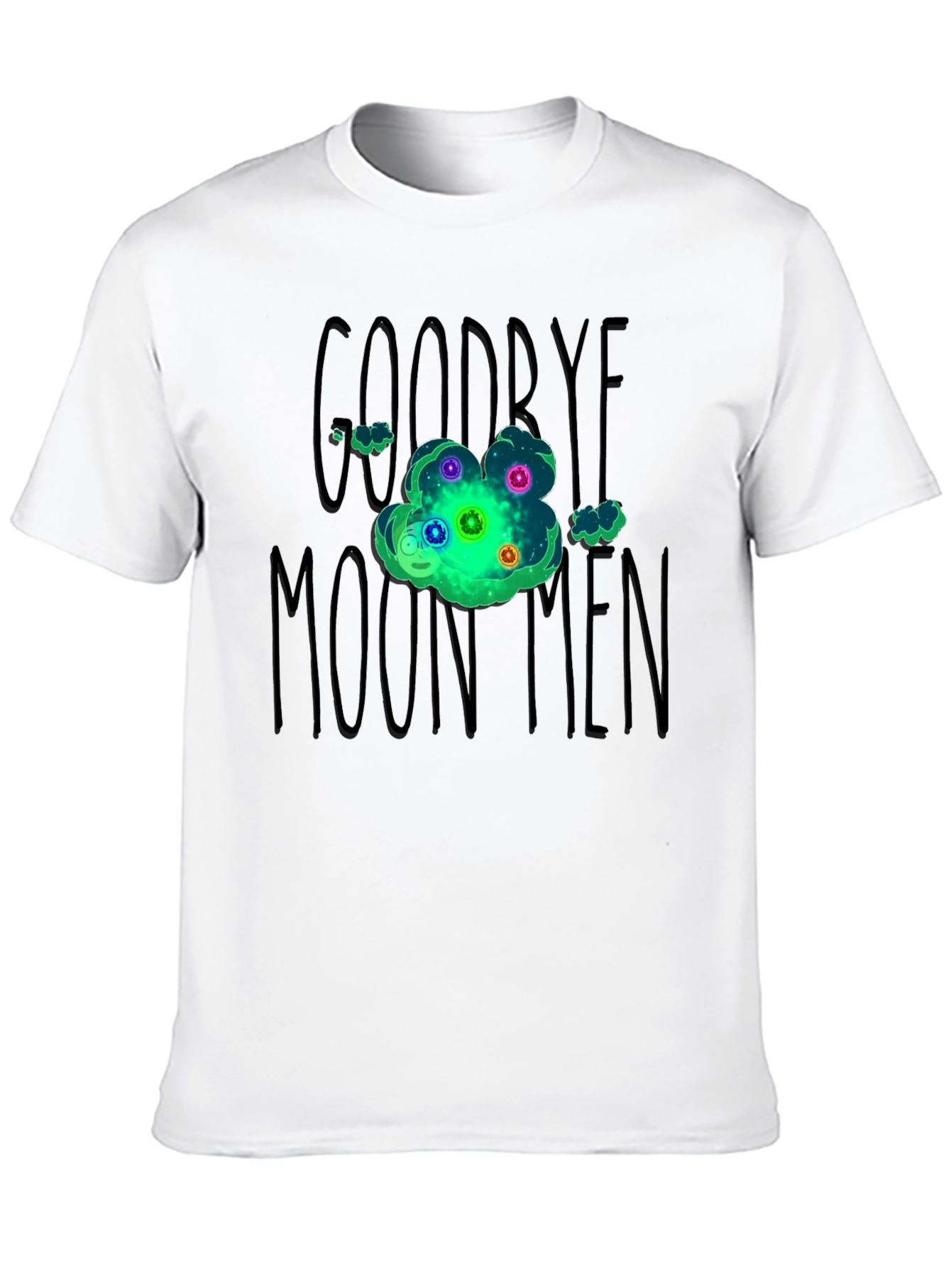 Goodbye Moonmen Rick and Morty Graphic T-Shirt